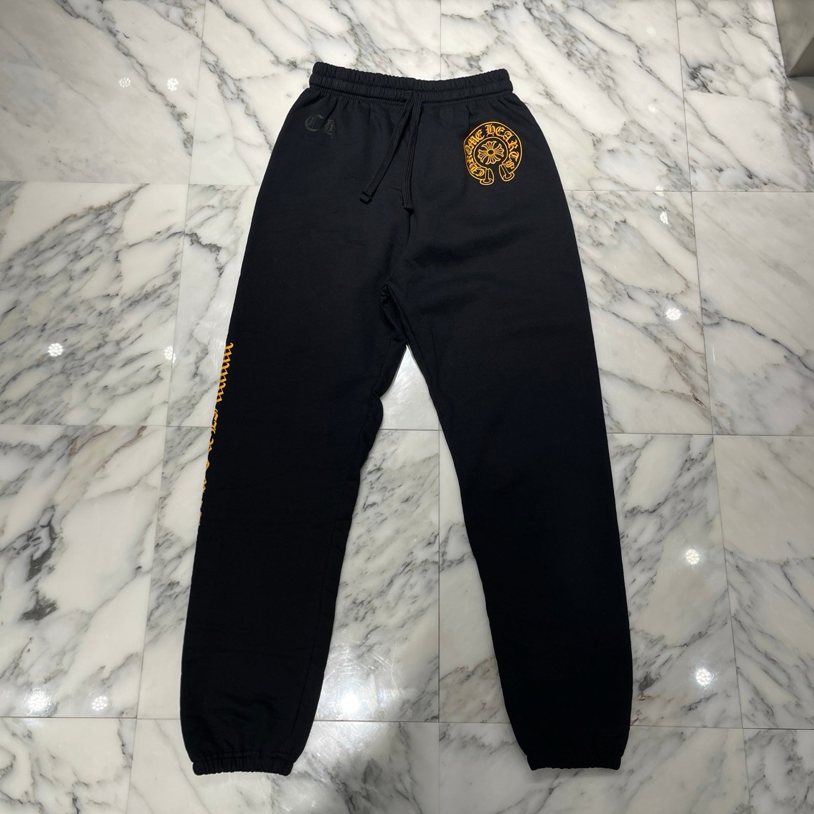 CHROME HEARTS Online Limited Horseshoe Side Logo Sweat Long Pants Size M クロムハーツ オンライン限定 ホースシュー サイドロゴ スウェットロングパンツ サイズM