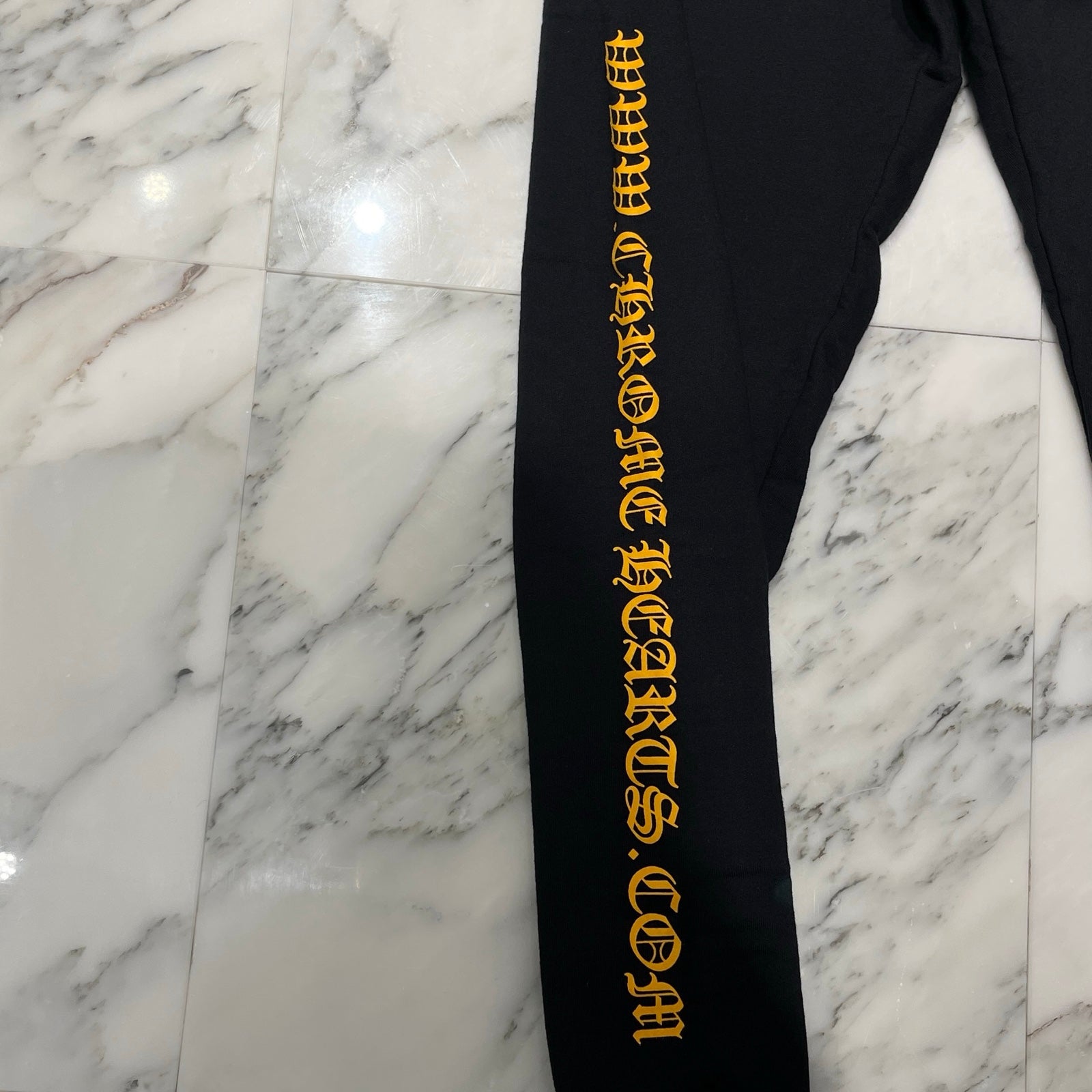 CHROME HEARTS Online Limited Horseshoe Side Logo Sweat Long Pants Size S