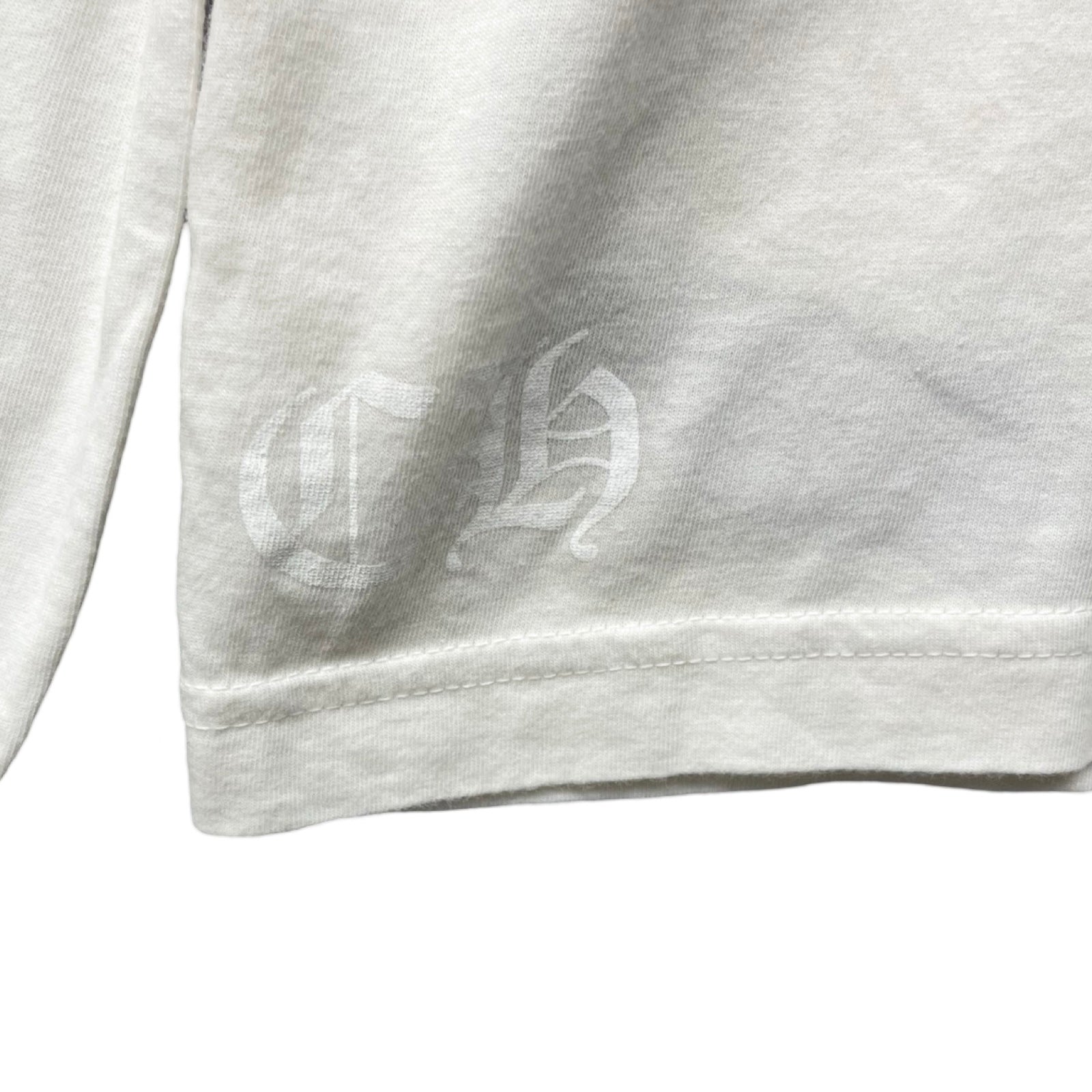 CHROME HEARTS Neck Logo Long Sleeve Tee Size M