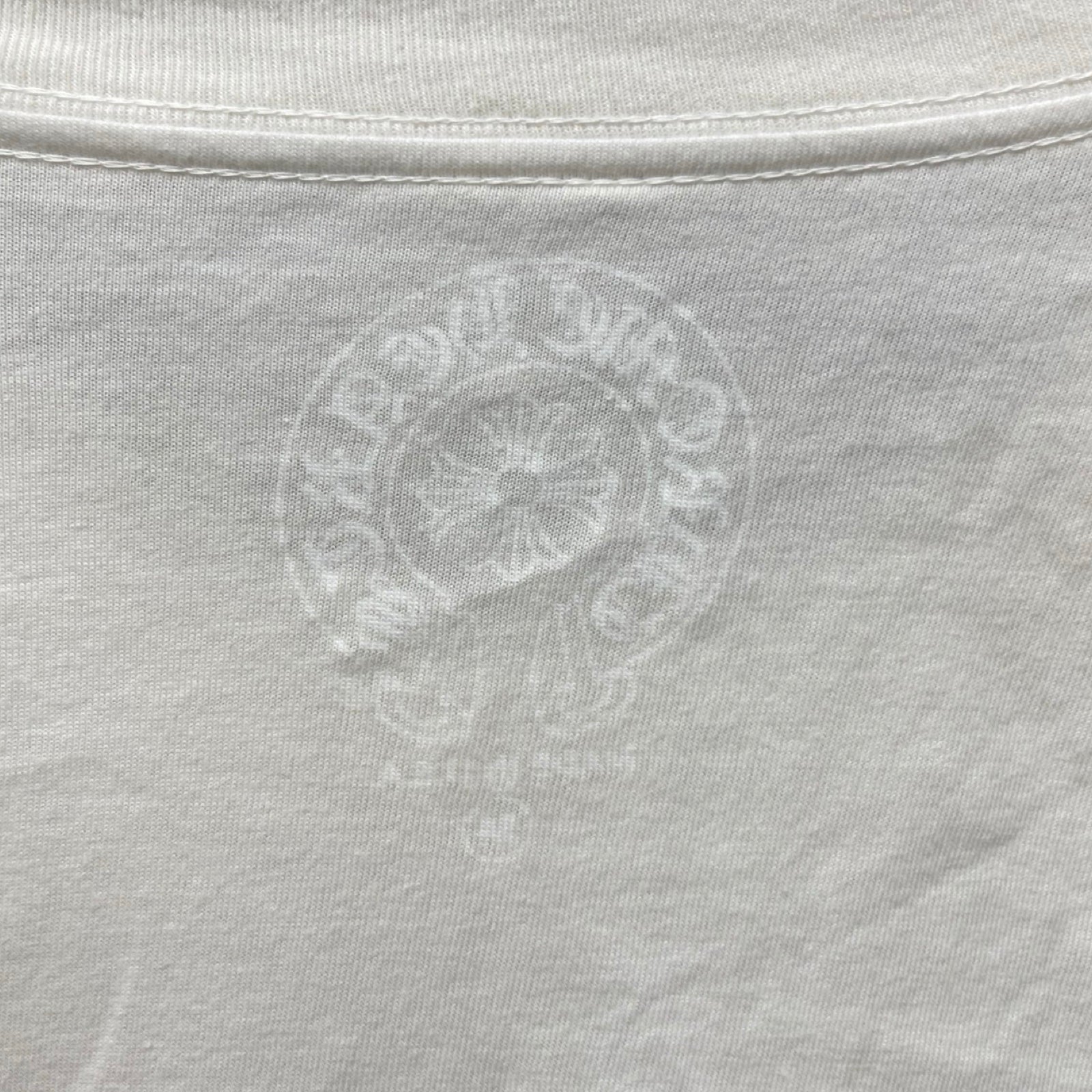 CHROME HEARTS Neck Logo Long Sleeve Tee Size M