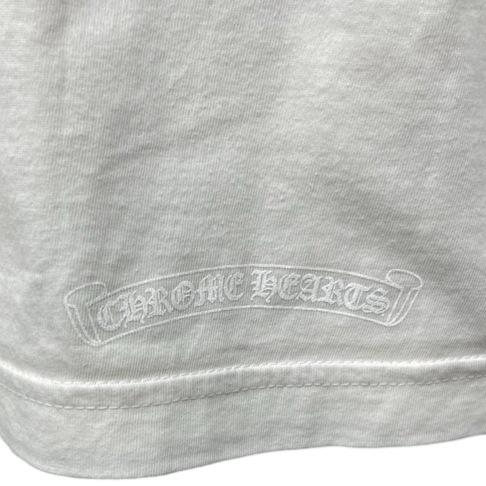 CHROME HEARTS Neck Logo Long Sleeve Tee Size M