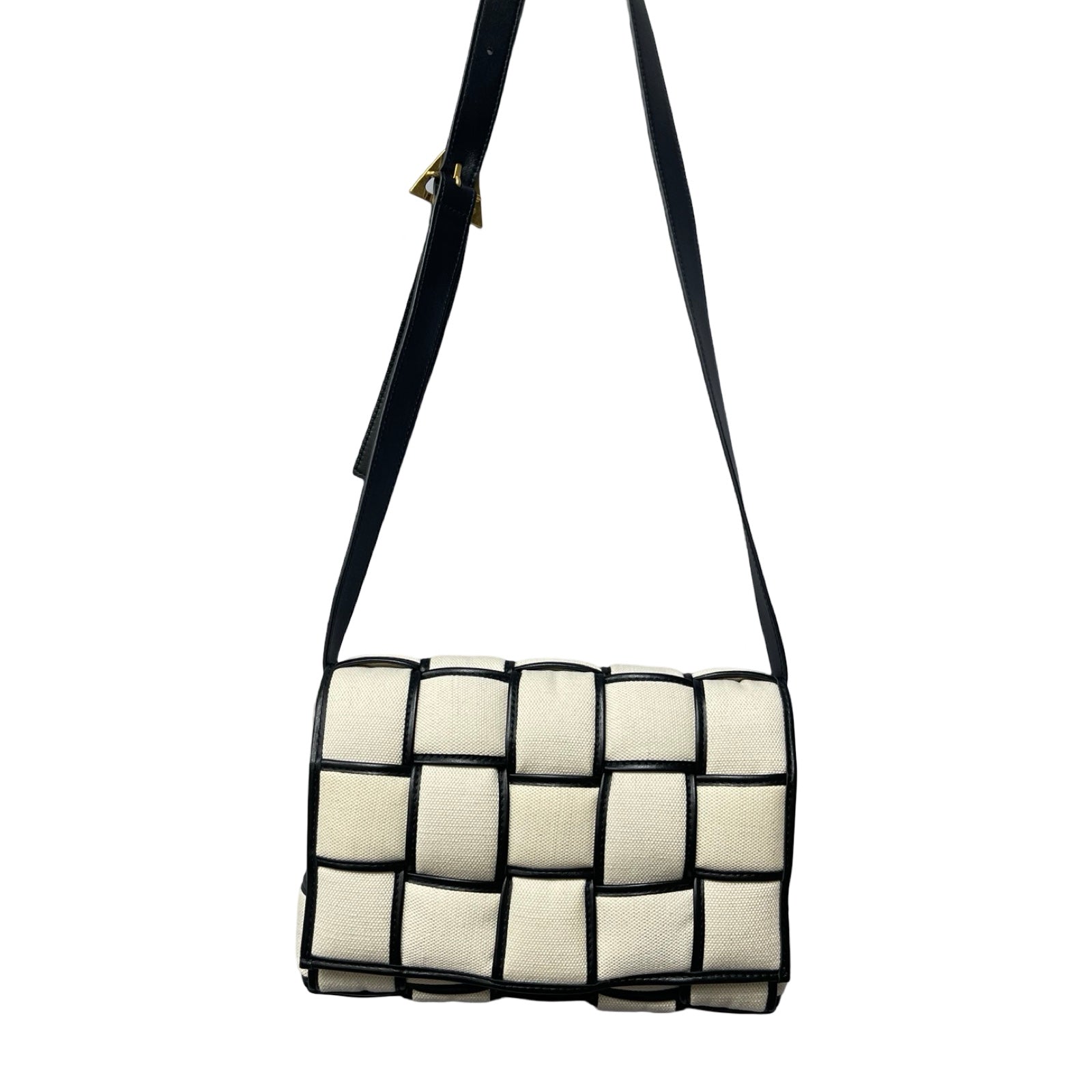 Bottega Veneta Padded Cassette Natural / Black 710210V2AJ19811