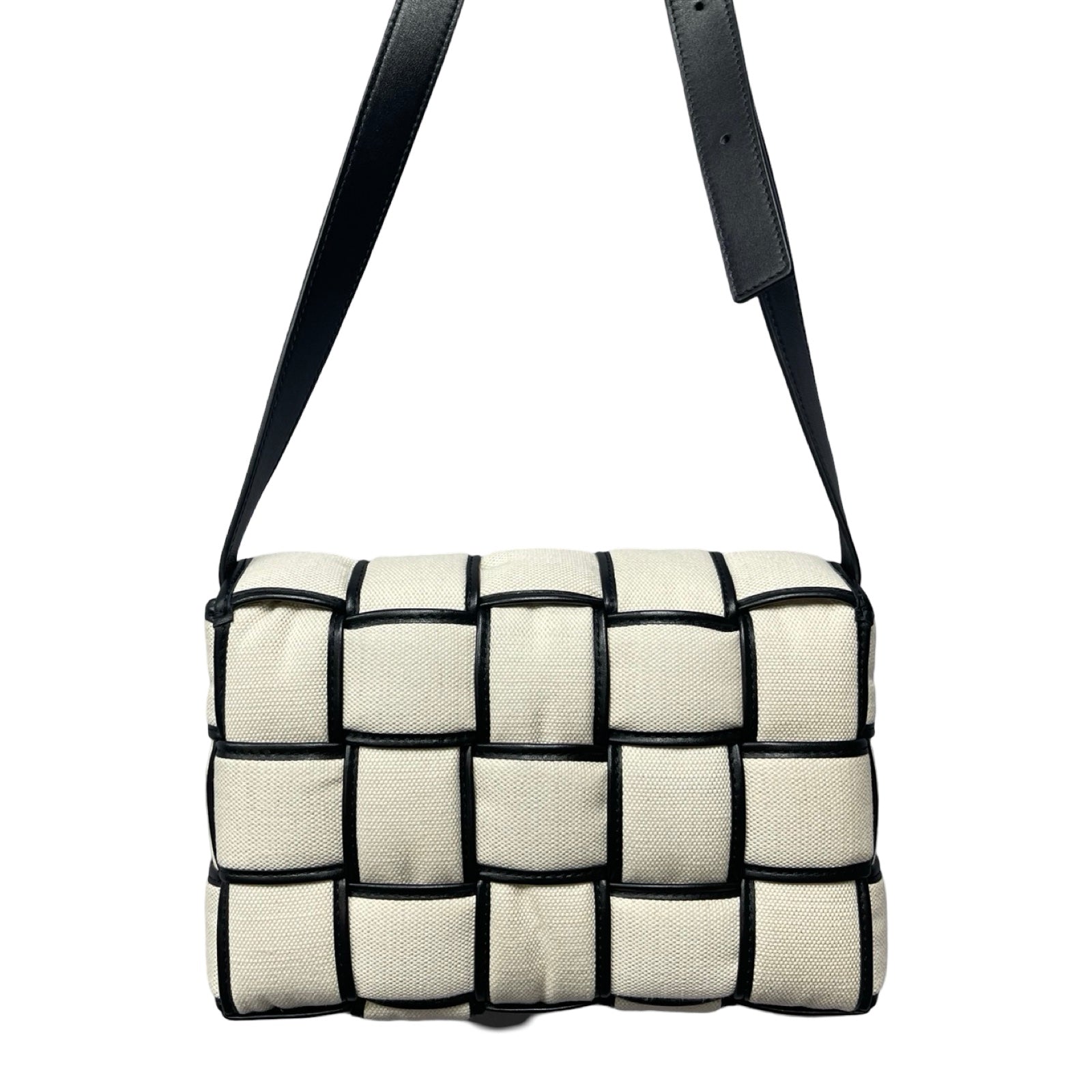 Bottega Veneta Padded Cassette Natural / Black 710210V2AJ19811