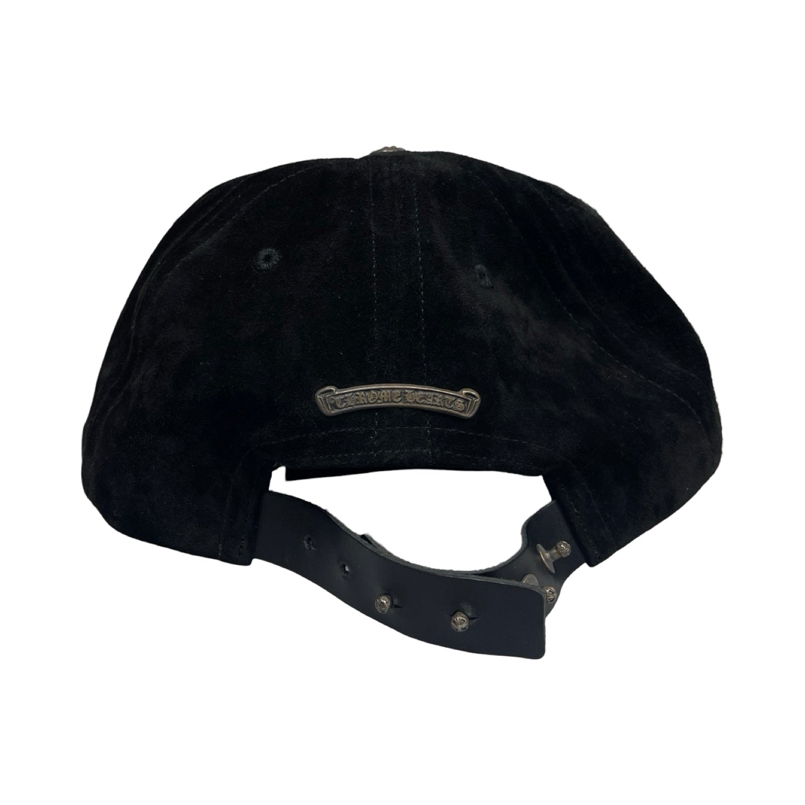CHROME HEARTS Dagger SLOUCHY 5 PANEL Suede Leather Cap Size ONE SIZE（53-60）