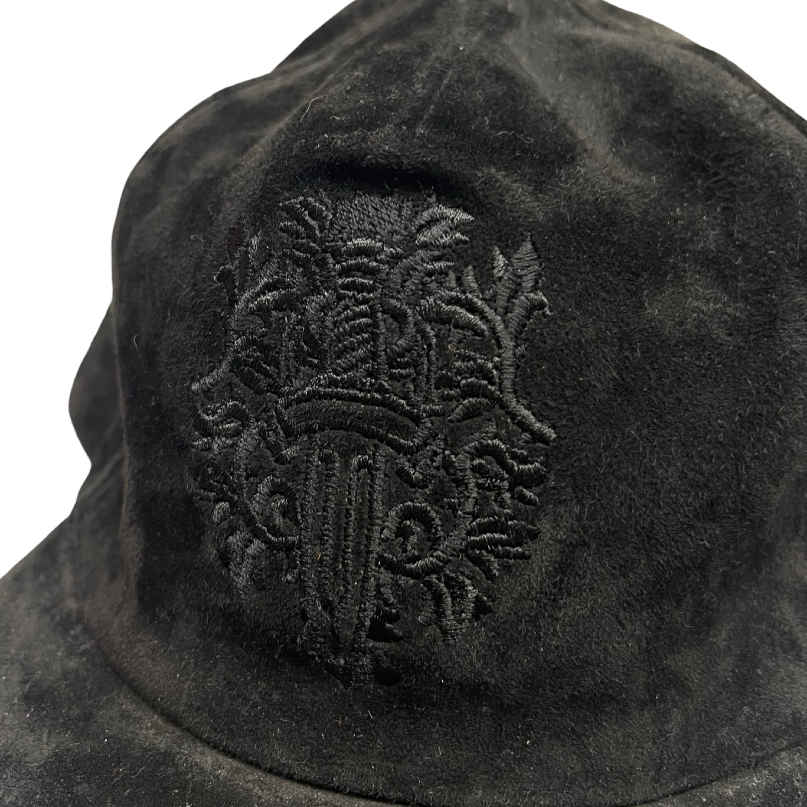 CHROME HEARTS Dagger SLOUCHY 5 PANEL Suede Leather Cap Size ONE SIZE（53-60）