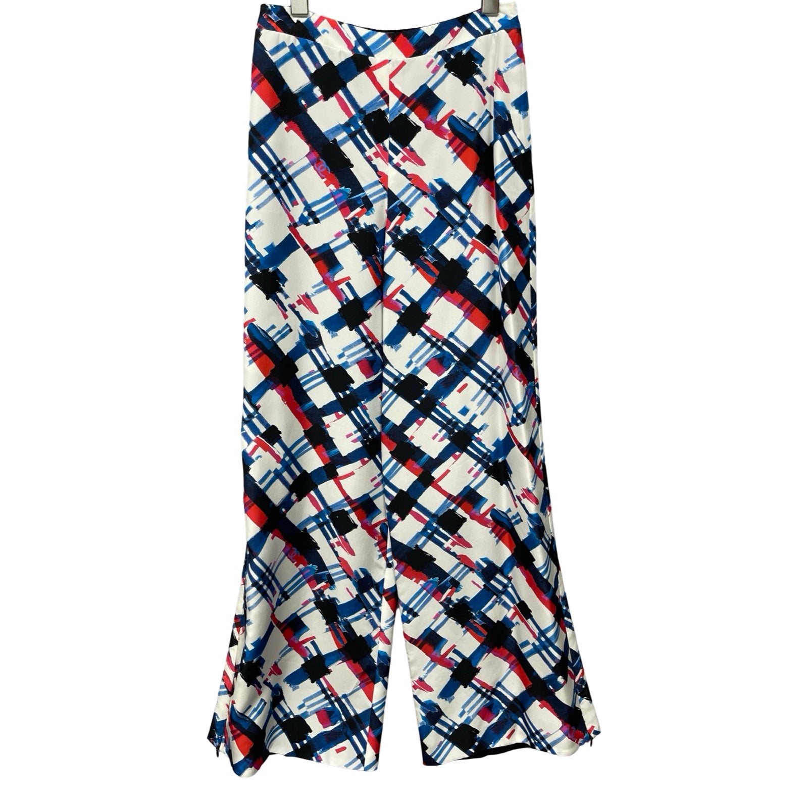 CHANEL Multicolor Print Silk Pants P53944V40354 MC071 Size 34