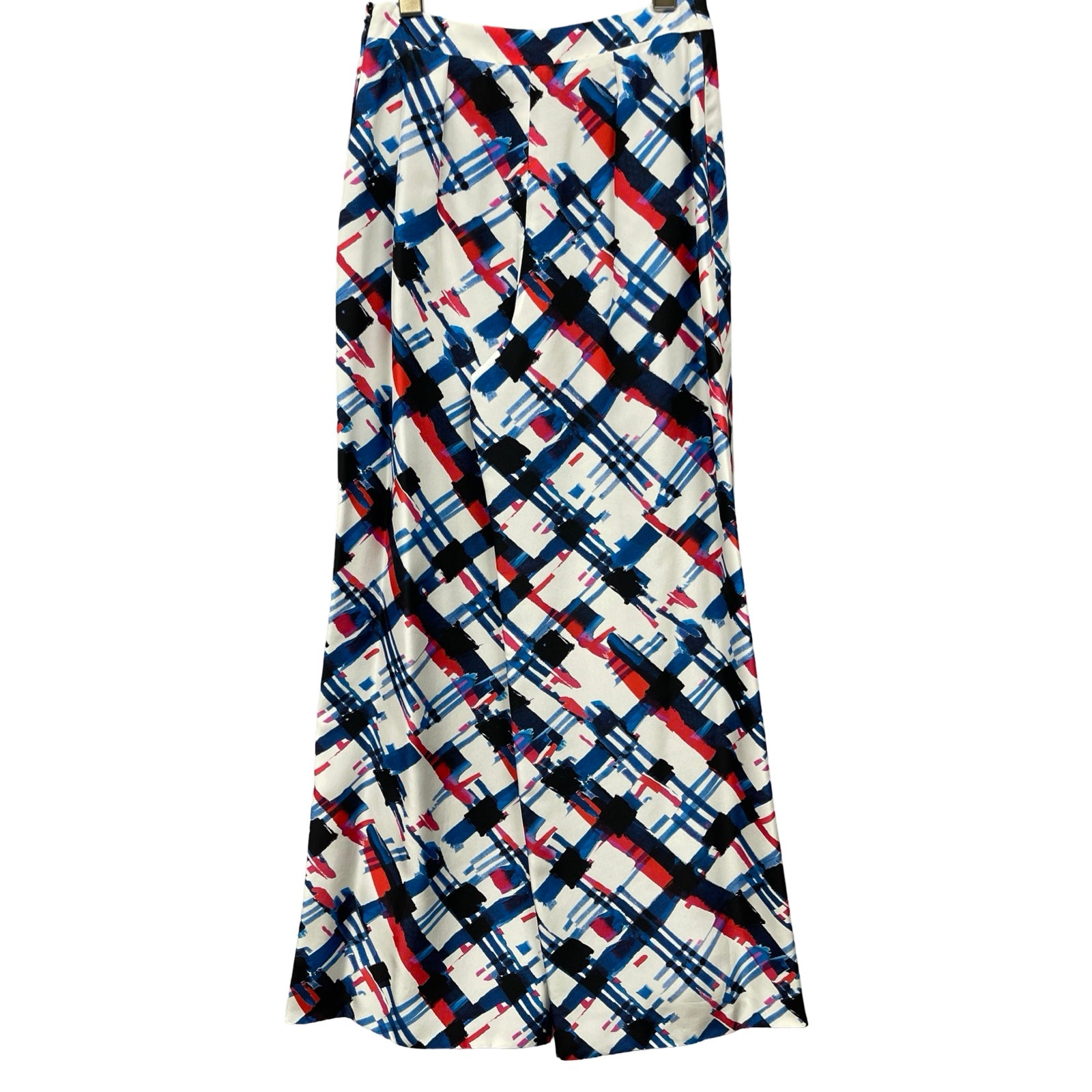 CHANEL Multicolor Print Silk Pants P53944V40354 MC071 Size 34