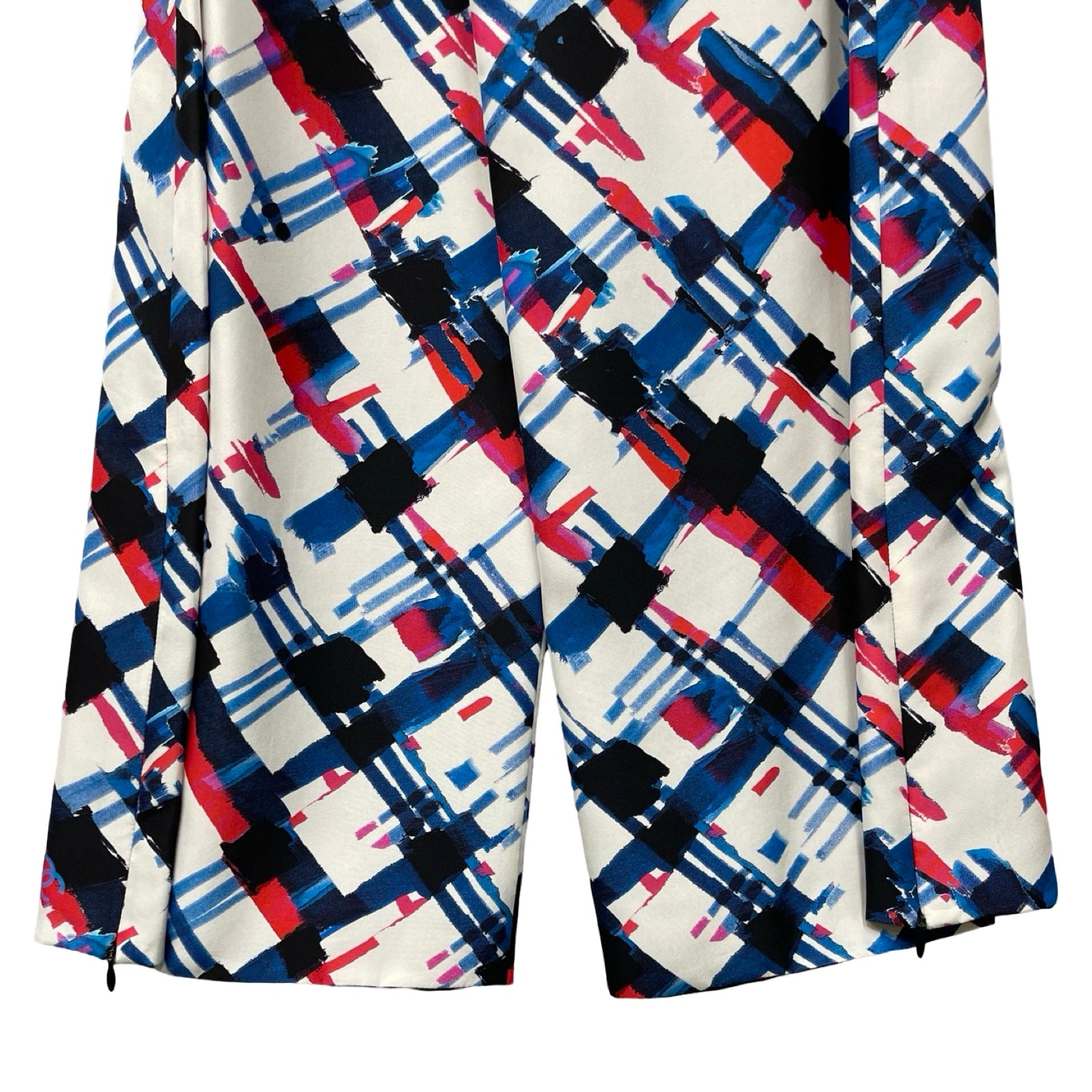 CHANEL Multicolor Print Silk Pants P53944V40354 MC071 Size 34
