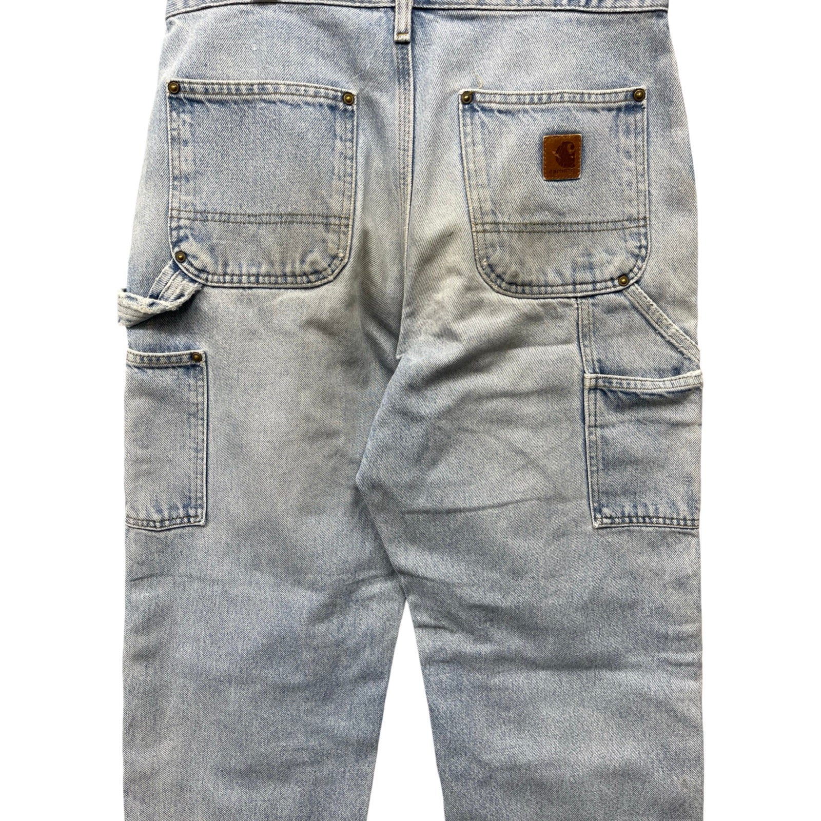 Carhartt Double Knee Denim Painter Pants Size 30×30