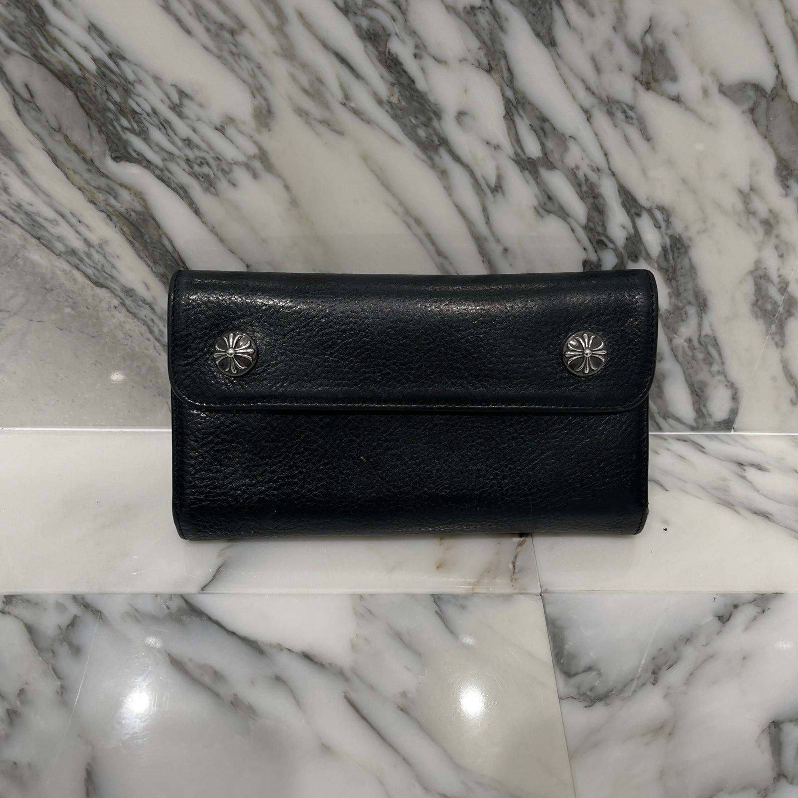 CHROME HEARTS Wave Cross Ball Wallet