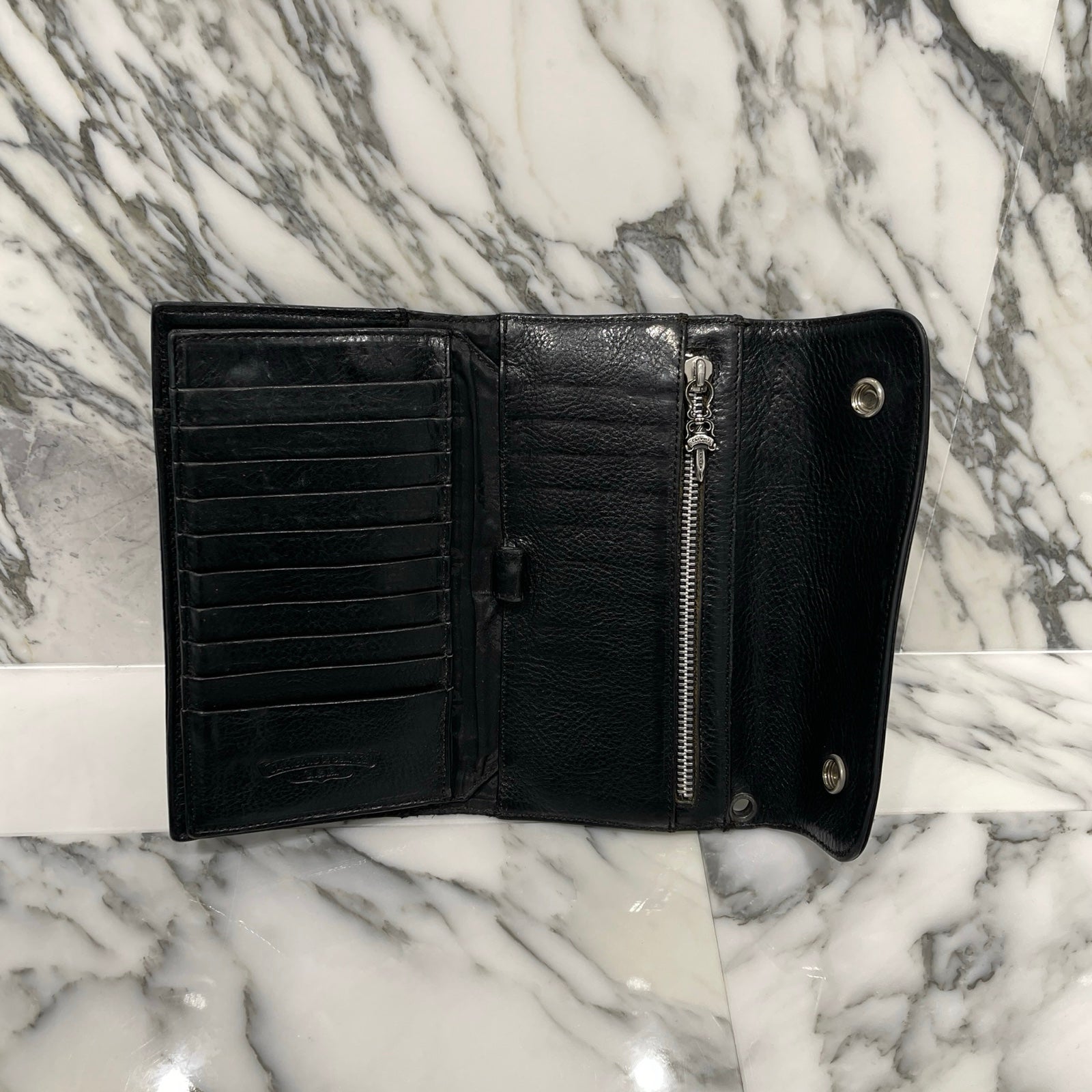 CHROME HEARTS Wave Cross Ball Wallet