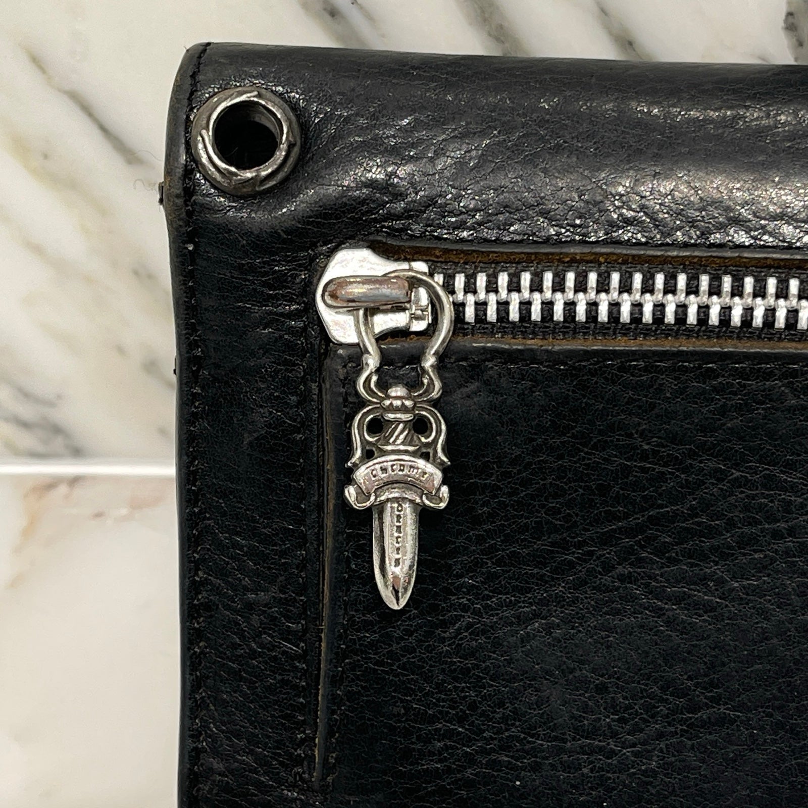 CHROME HEARTS Wave Cross Ball Wallet