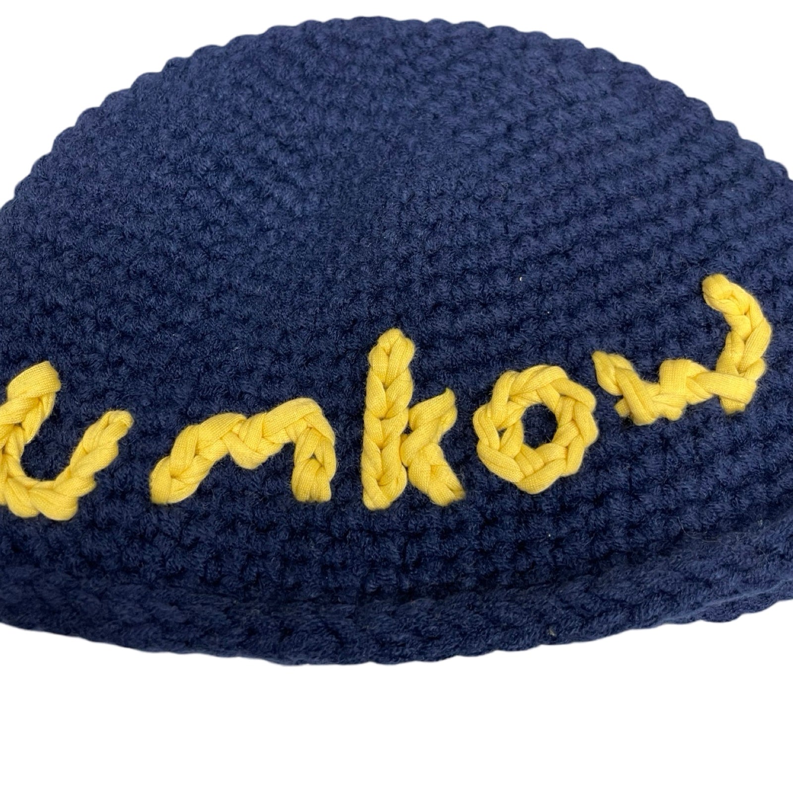 UMKOW 2024AW Hand-Crocheted Logo Beanie Size FREE
