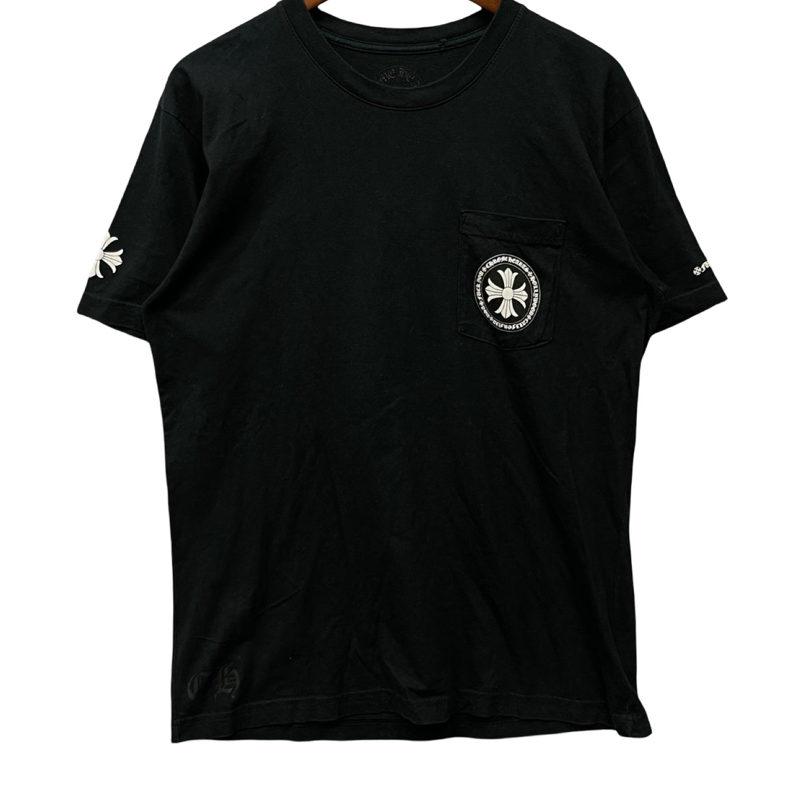 CHROME HEARTS Circle CH Plus Logo Tee Size L