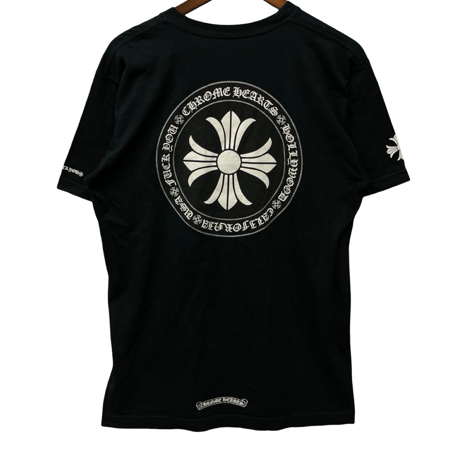 CHROME HEARTS Circle CH Plus Logo Tee Size L