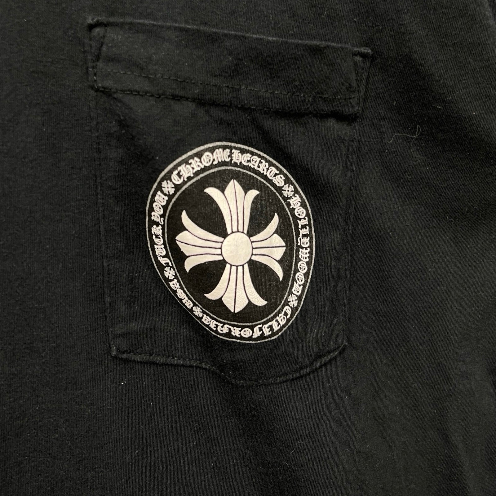 CHROME HEARTS Circle CH Plus Logo Tee Size L