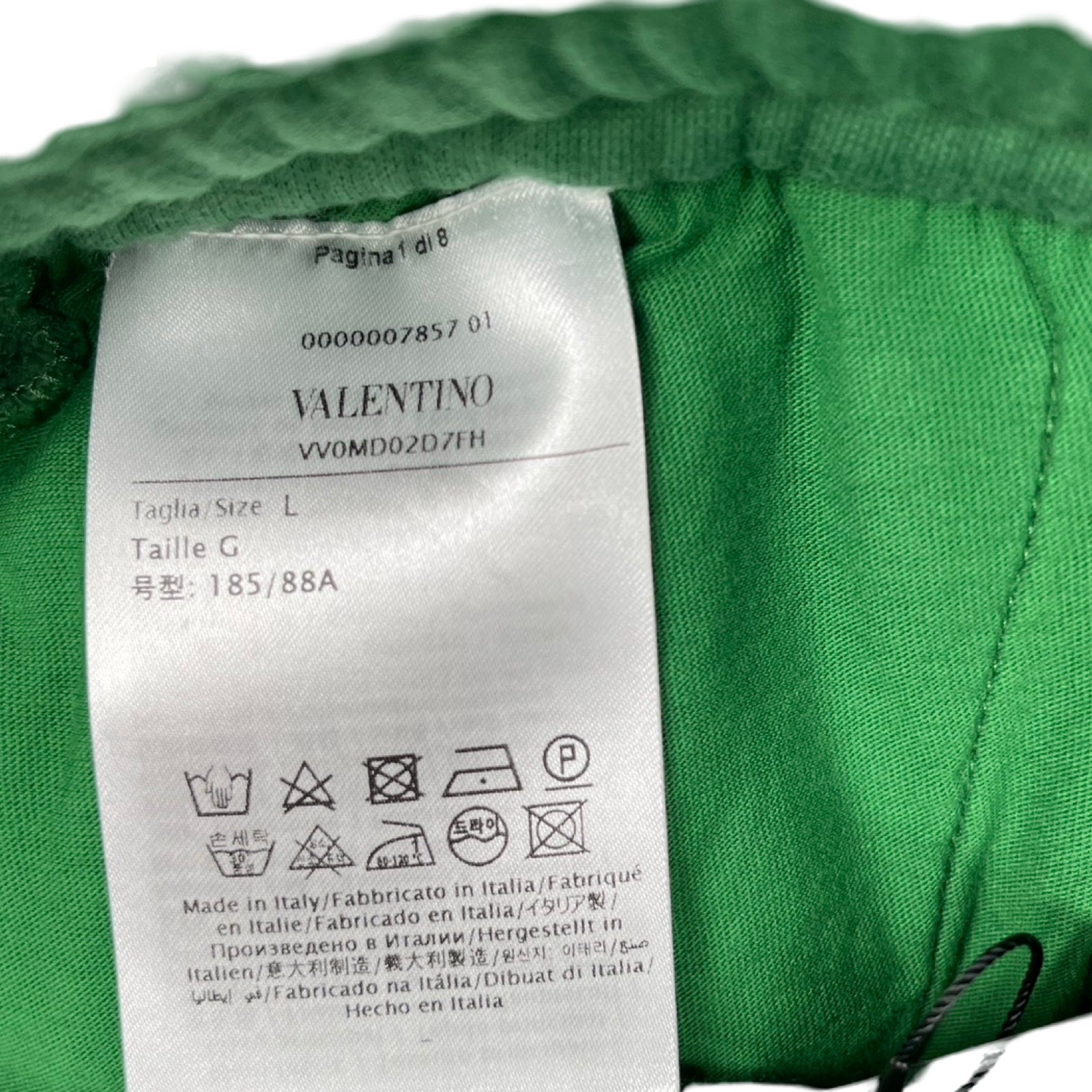 VALENTINO 2021SS Shorts With VLTN Patch VV0MD02D7FH Size L