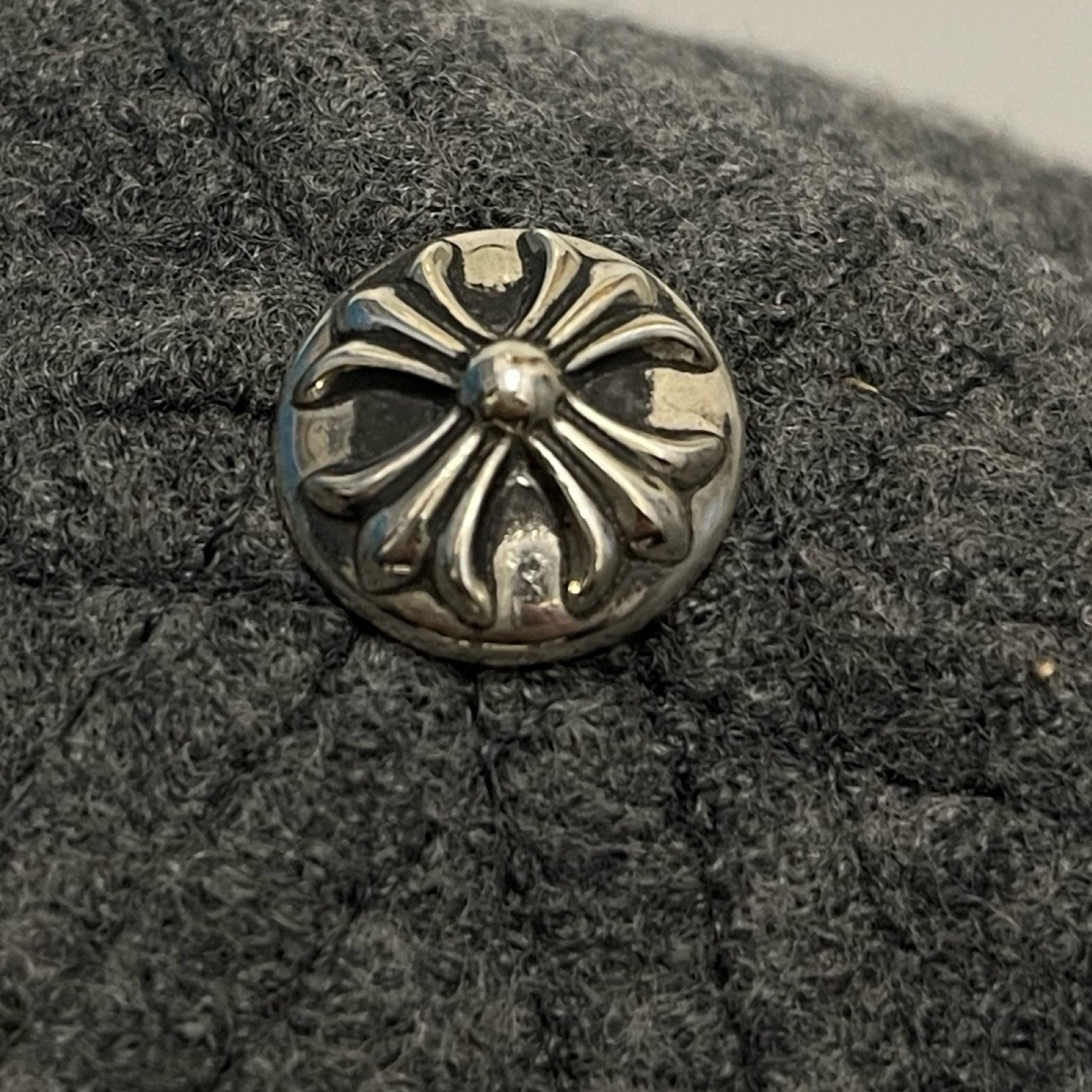 CHROME HEARTS CH Patch Wool Trucker Cap Size ONE SIZE（53-60）