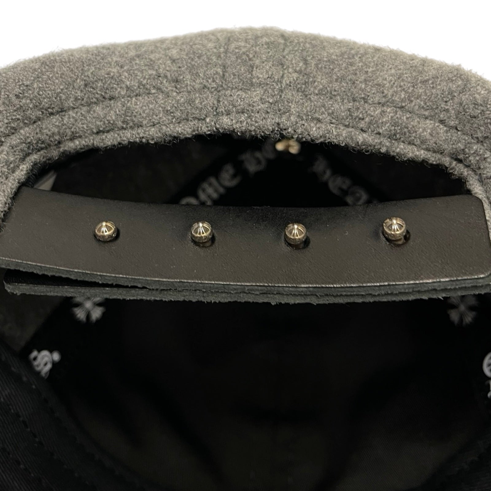 CHROME HEARTS CH Patch Wool Trucker Cap Size ONE SIZE（53-60）