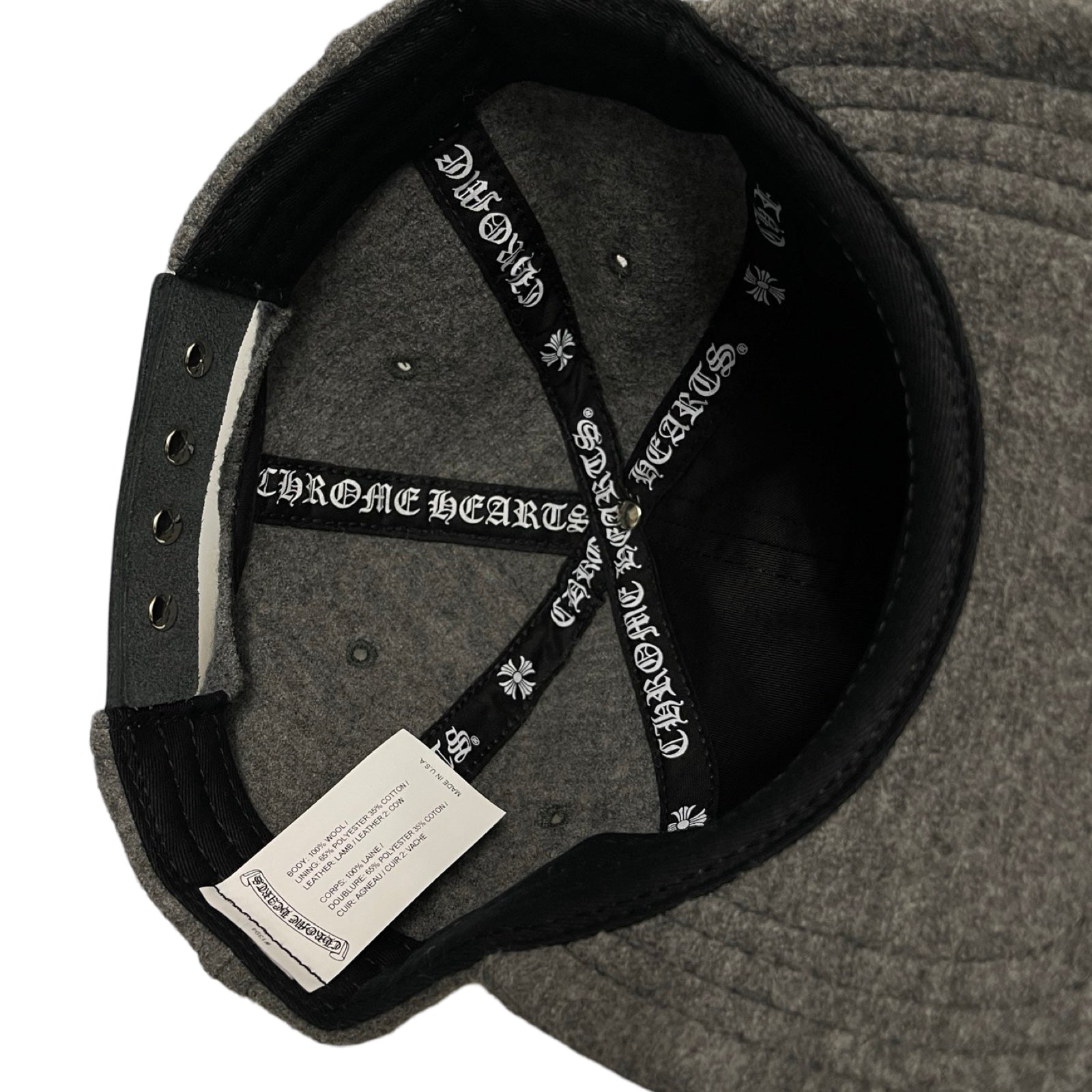 CHROME HEARTS CH Patch Wool Trucker Cap Size ONE SIZE（53-60）