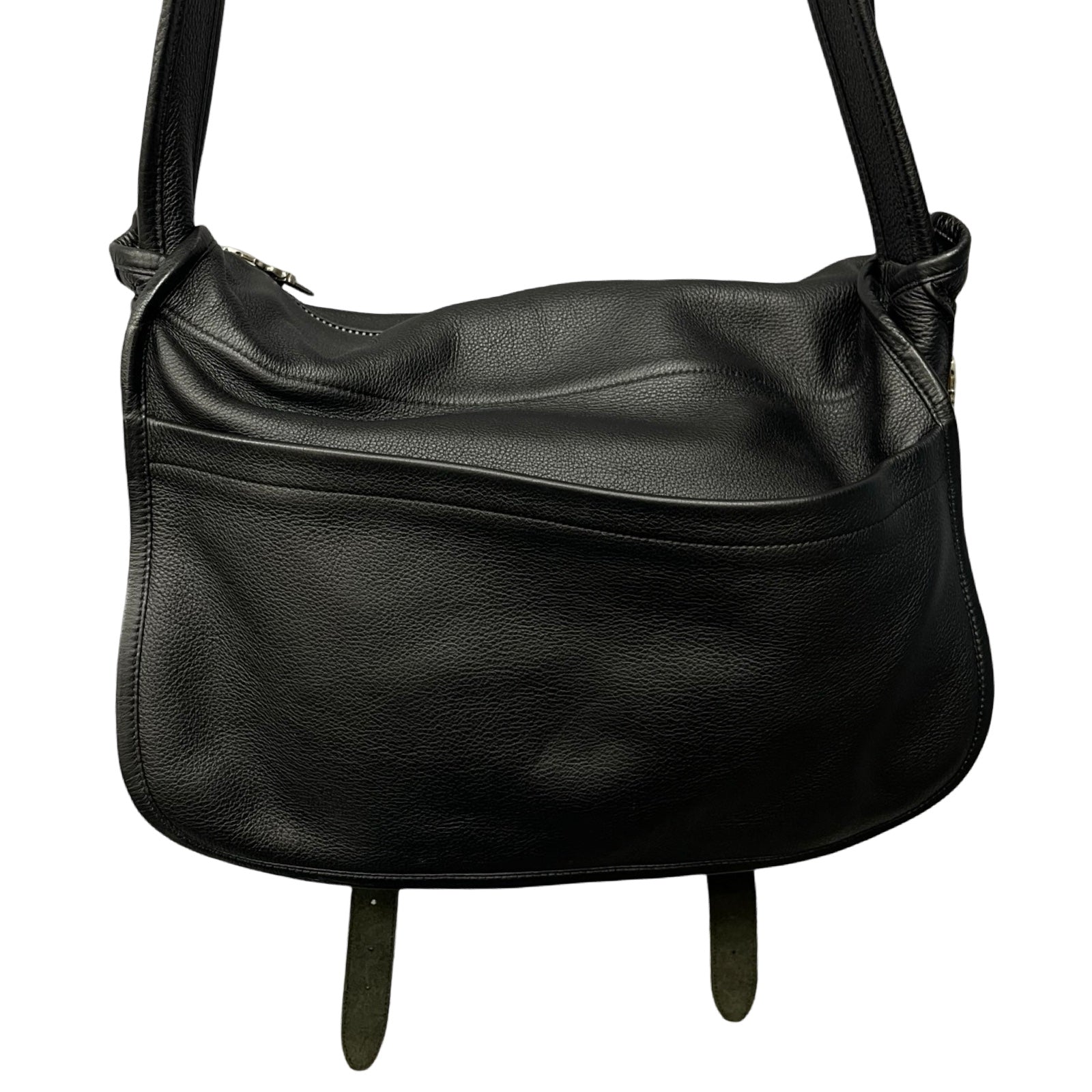 CHROME HEARTS Gunslinger Strap Leather Messenger Shoulder Bag