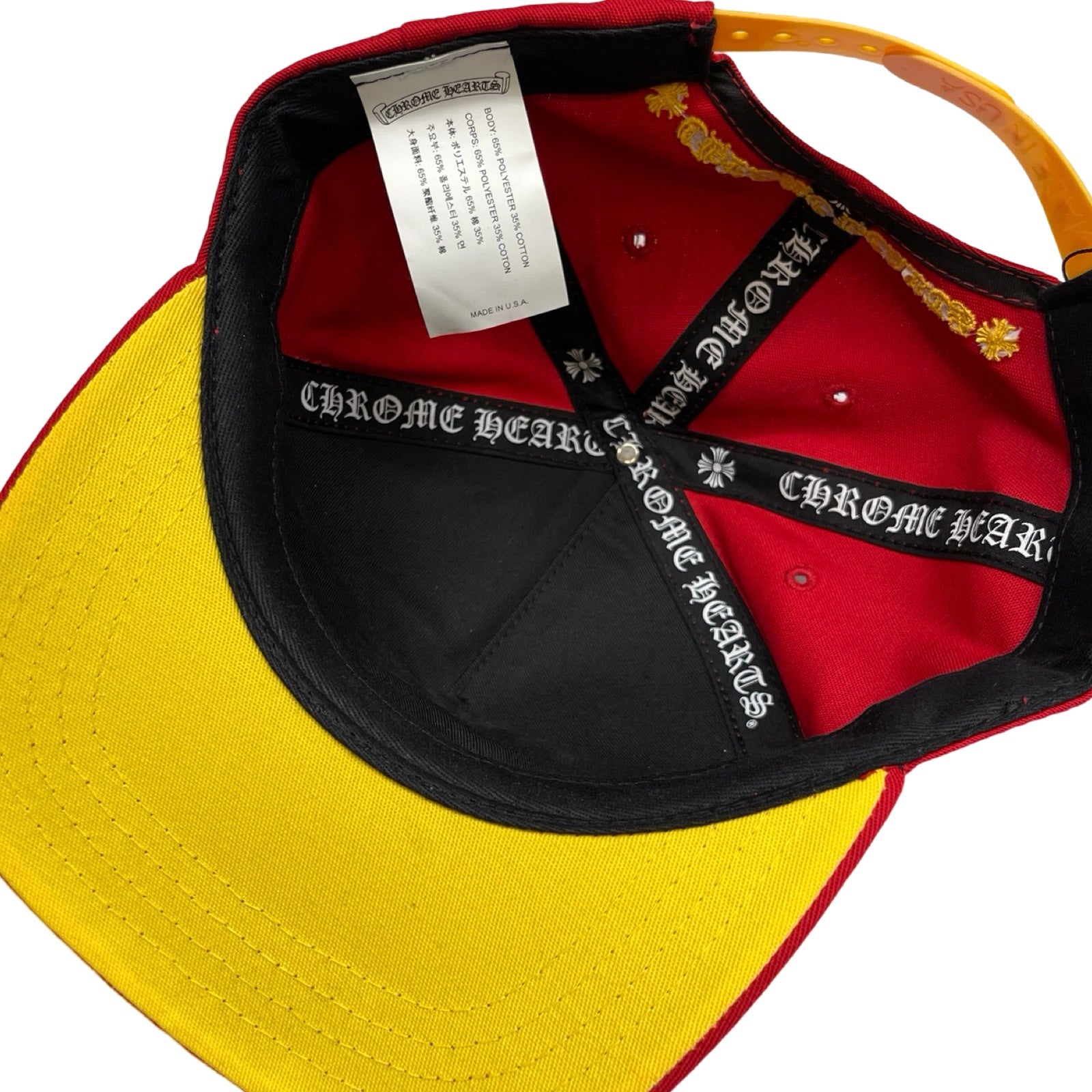 CHROME HEARTS 22K CH Logo Embroidery Trucker Cap Size ONE SIZE（53-60）