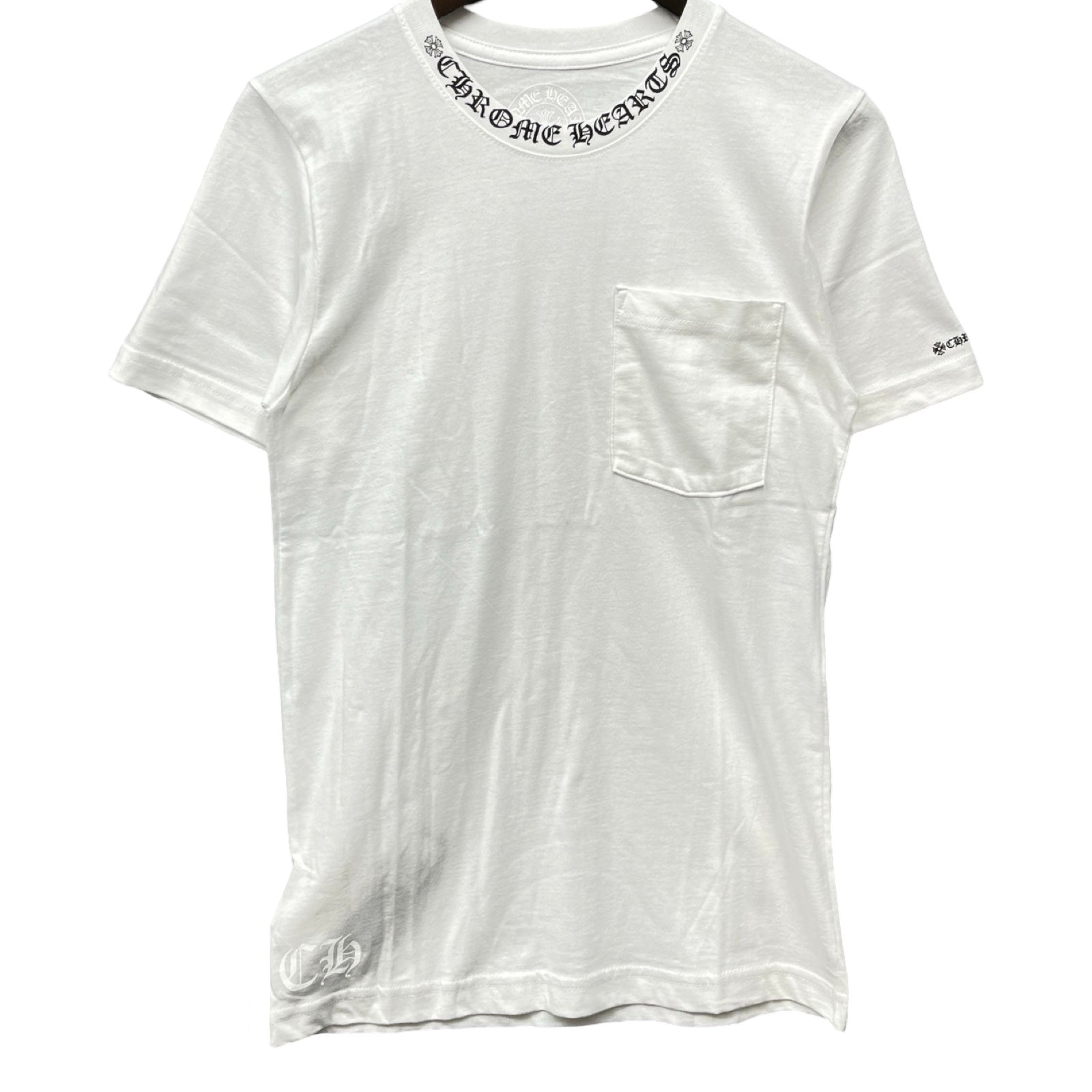 CHROME HEARTS Neck Logo Tee Size XS