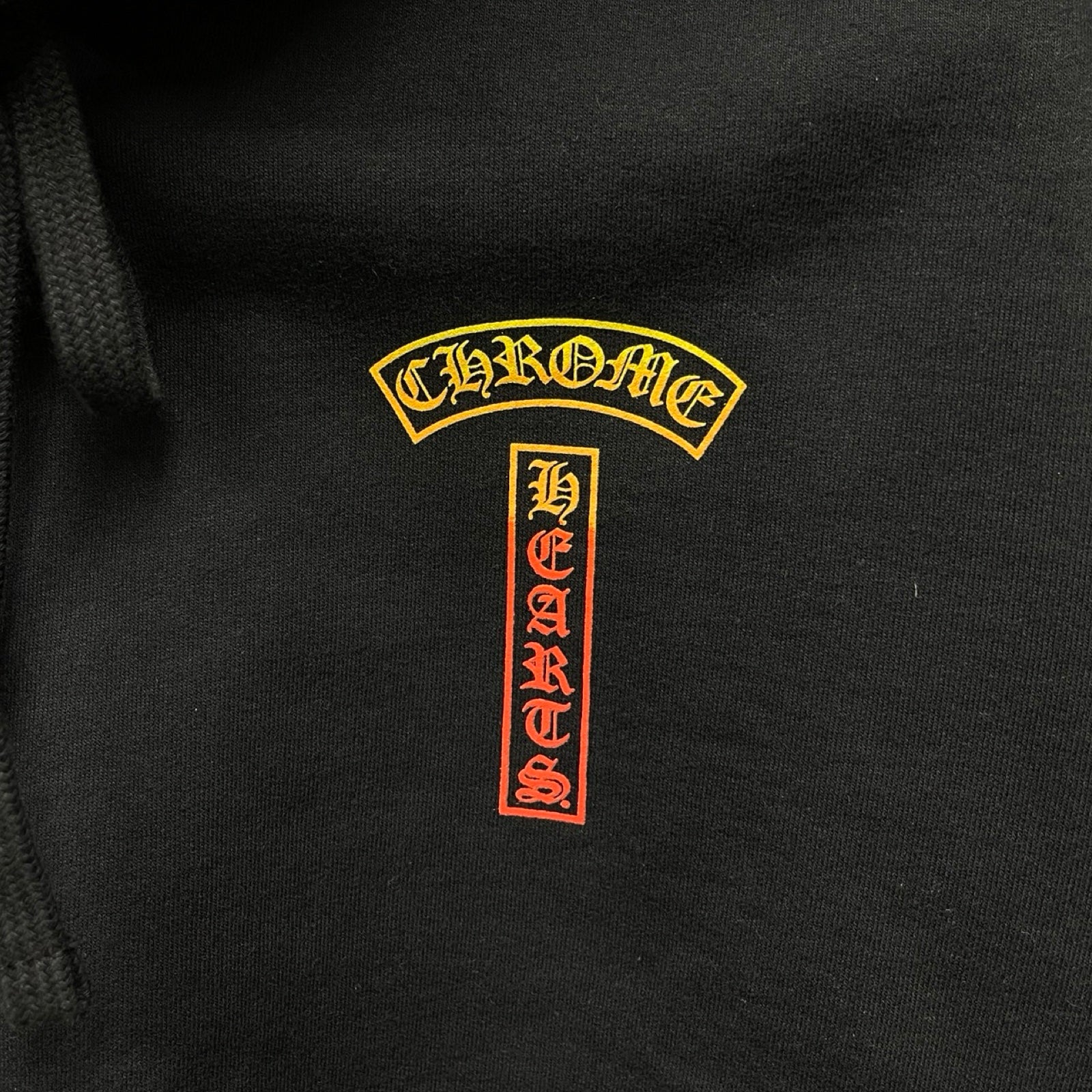 CHROME HEARTS Gradient Logo Pullover Hoodie Size M