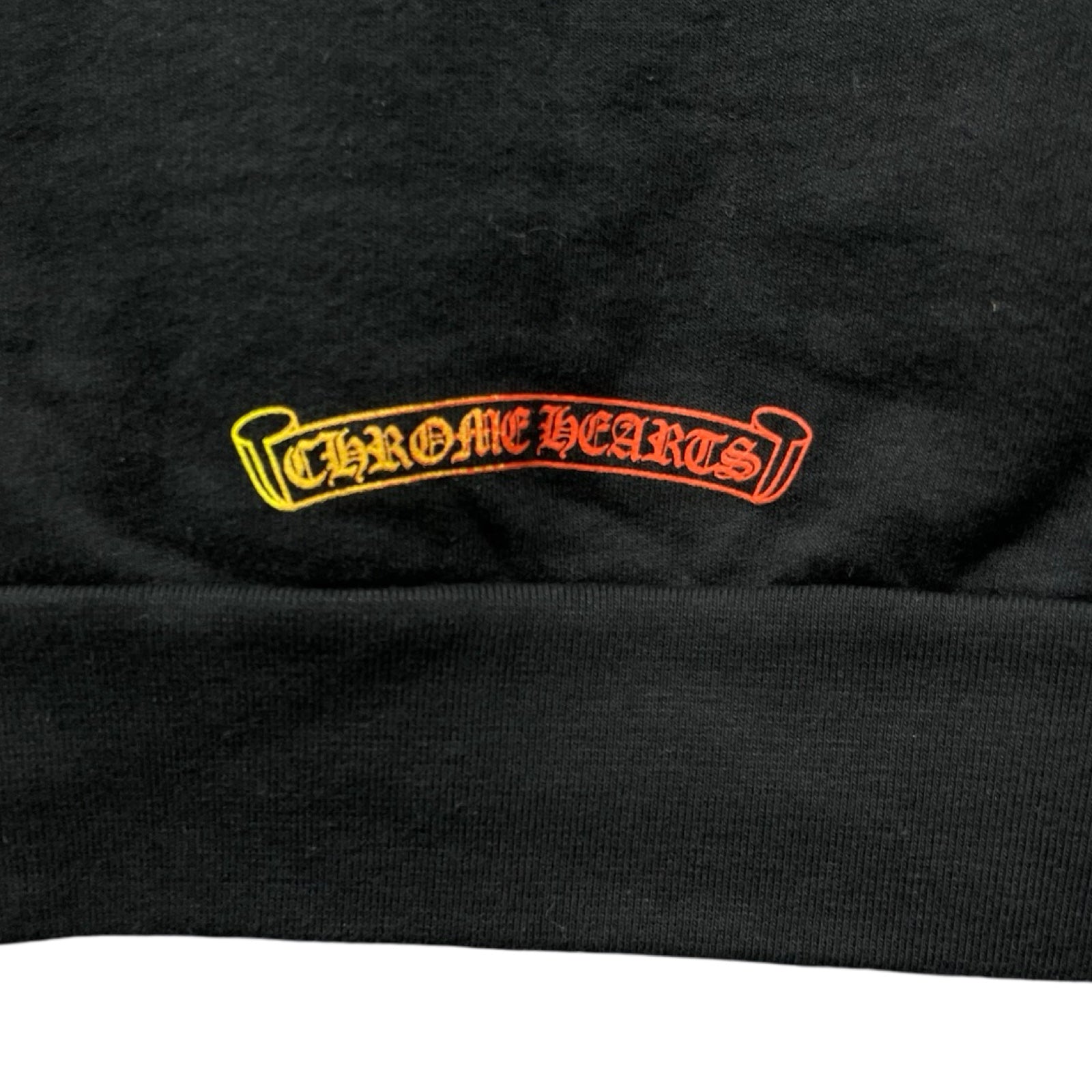 CHROME HEARTS Gradient Logo Pullover Hoodie Size M