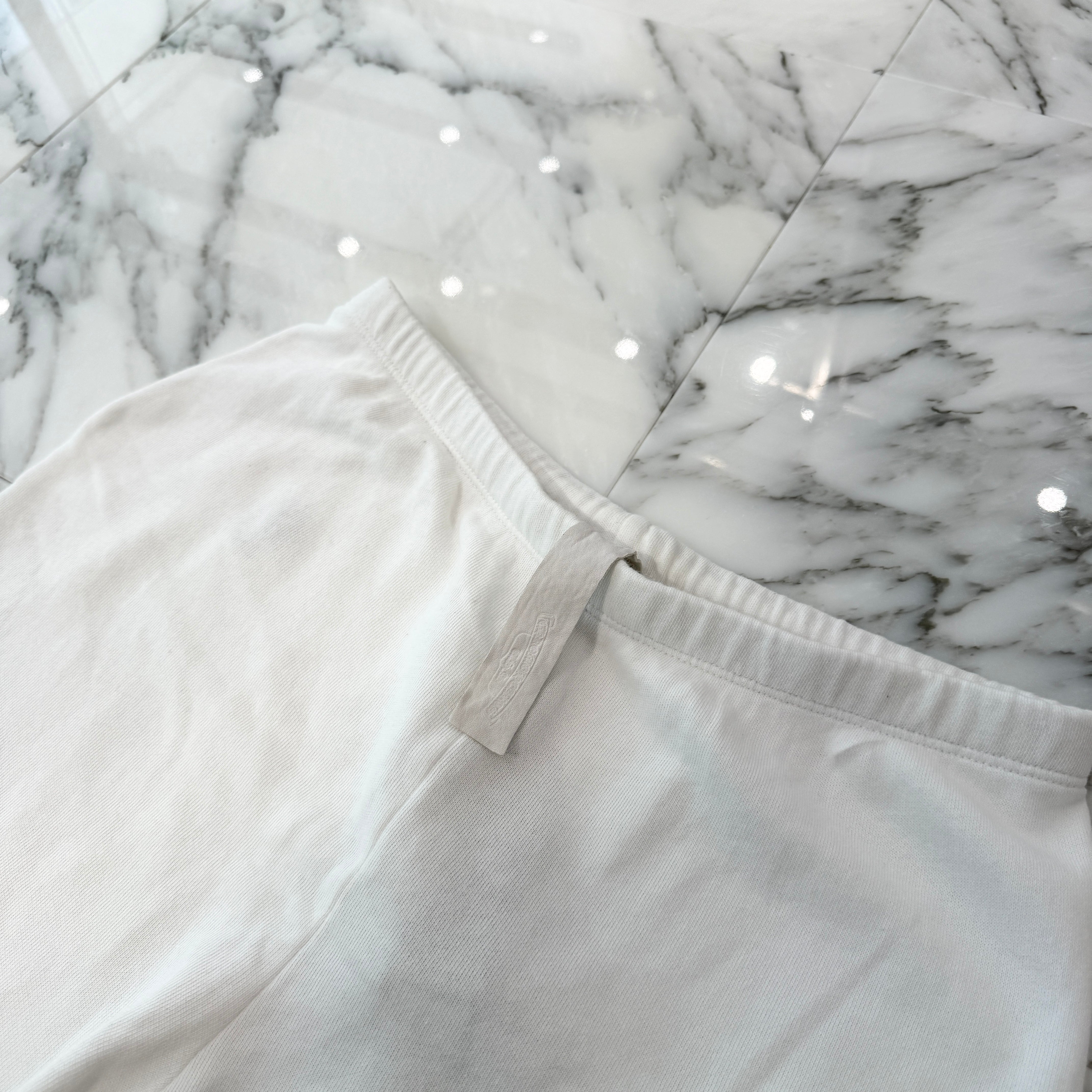 CHROME HEARTS Y NOT Vertical Logo Cross Embroidery Half Pants Size S クロムハ―ツ ワイノット ヴァーティカルロゴ クロス刺繡 ハーフパンツ サイズS