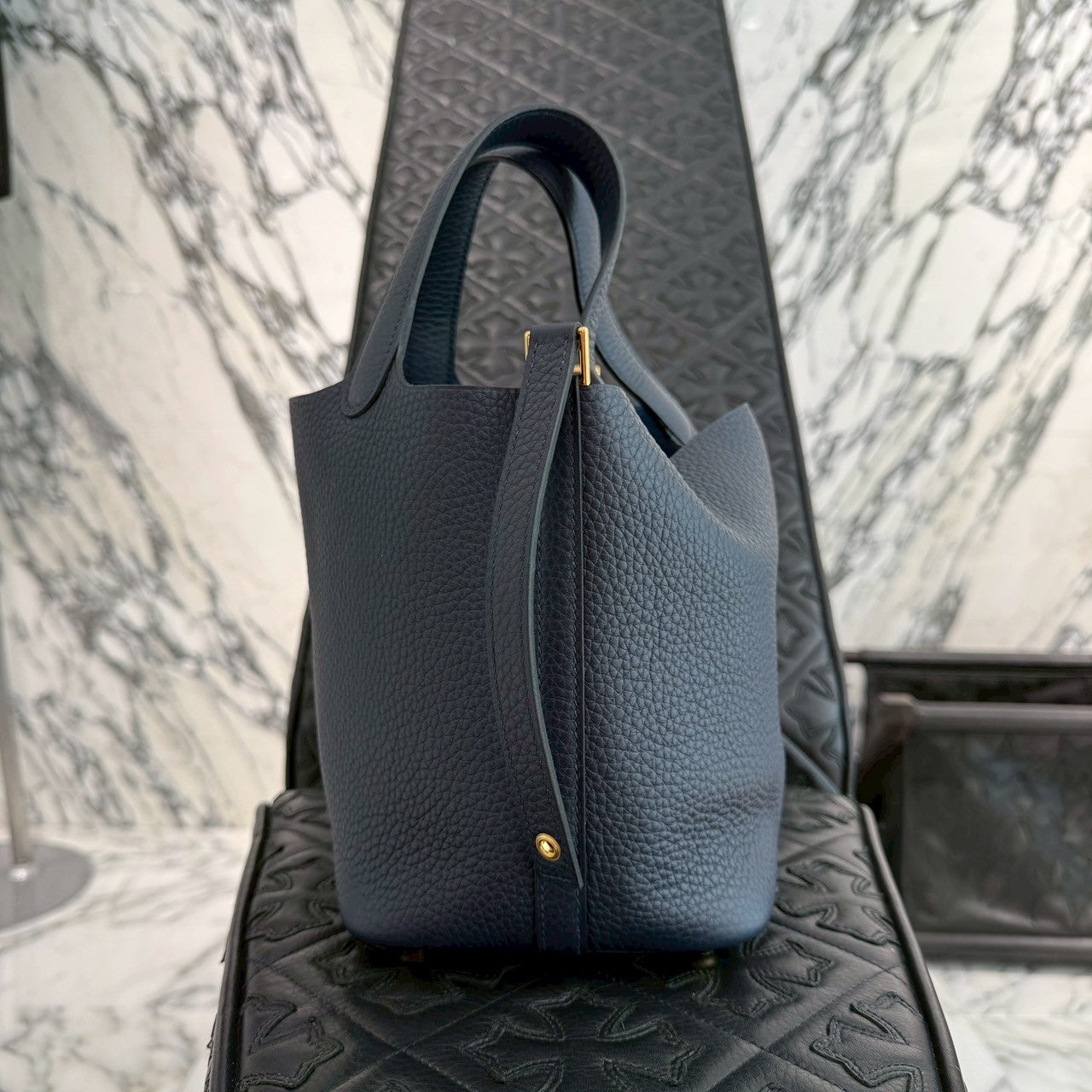 HERMES Picotin Lock PM "BLUE NUIT" K刻印 エルメス ピコタン ロック PM "ブルーニュイ" K刻印