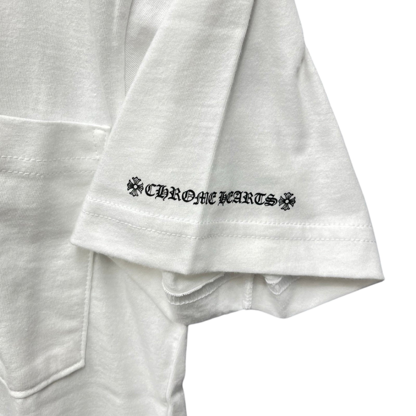 CHROME HEARTS Neck Logo Tee Size XS