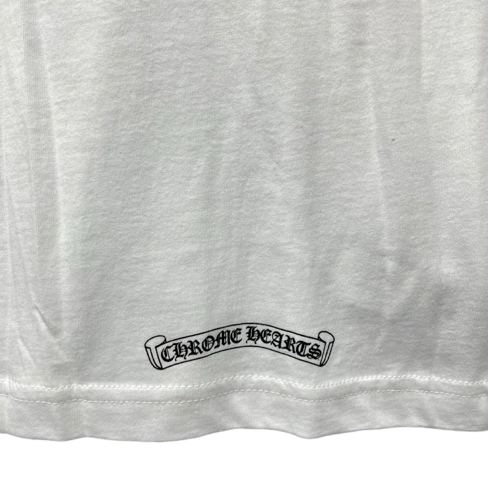 CHROME HEARTS Neck Logo Tee Size XS