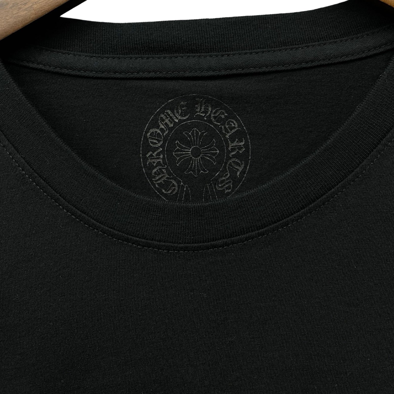 CHROME HEARTS CH Plus Vertical Logo Long Sleeve Tee Size XL