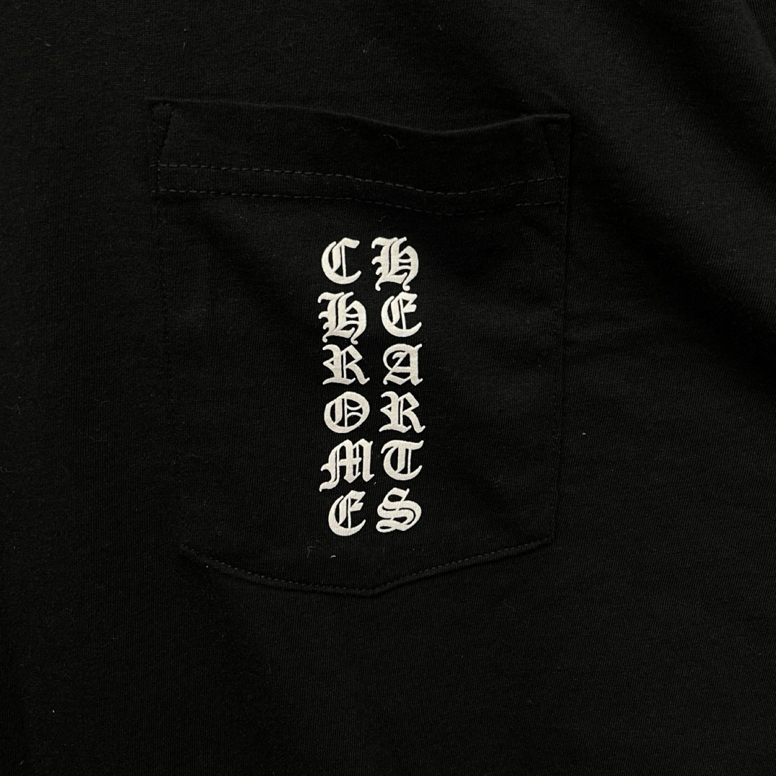 CHROME HEARTS CH Plus Vertical Logo Long Sleeve Tee Size XL