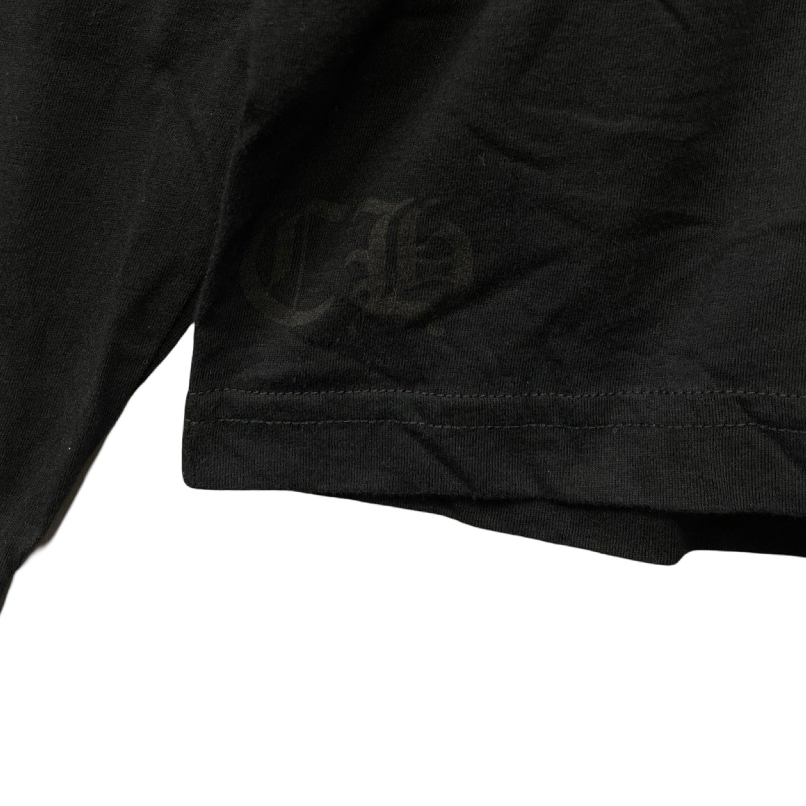 CHROME HEARTS CH Plus Vertical Logo Long Sleeve Tee Size XL