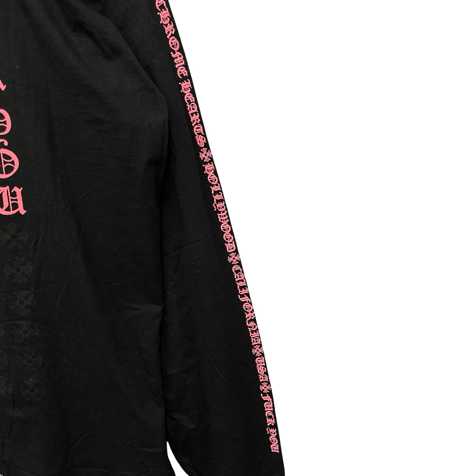 CHROME HEARTS CH Plus Vertical Logo Long Sleeve Tee Size XL