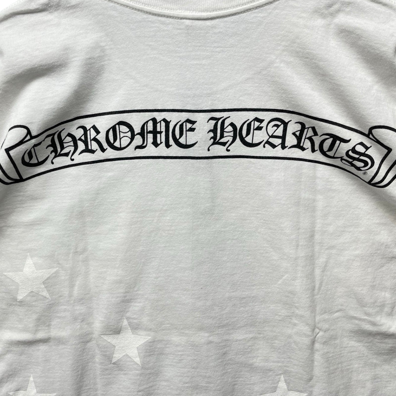 CHROME HEARTS Horseshoe Star Print Tee Size M