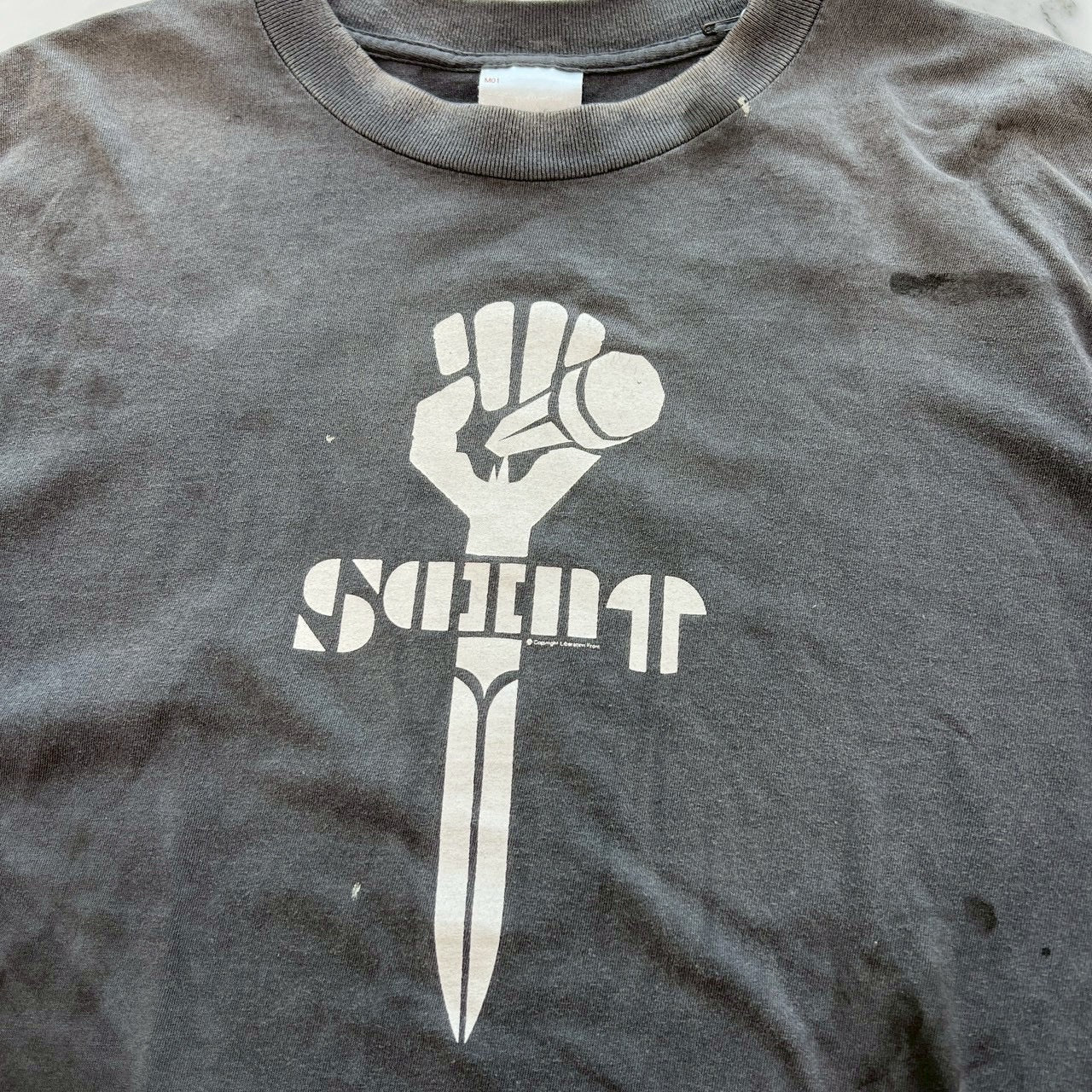 SAINT Mxxxxxx 2025AW FIST S/S Tee SM-HR1-0000-001 Size XL セントマイケル フィスト Tシャツ サイズXL