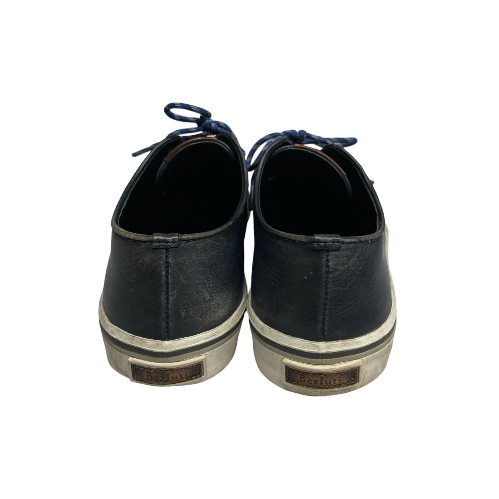 Berluti MATTEO 3-Eyelet Venezia Leather Sneakers D499K Size 8 1/2