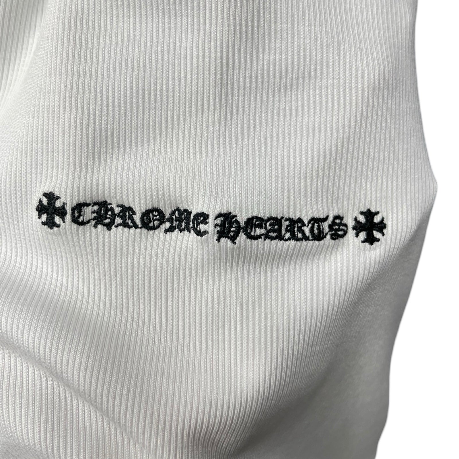 CHROME HEARTS Y NOT Vine Dagger Embroidery Tank Top Size M