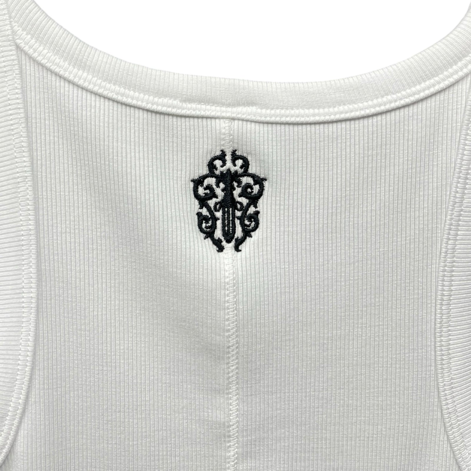CHROME HEARTS Y NOT Vine Dagger Embroidery Tank Top Size M