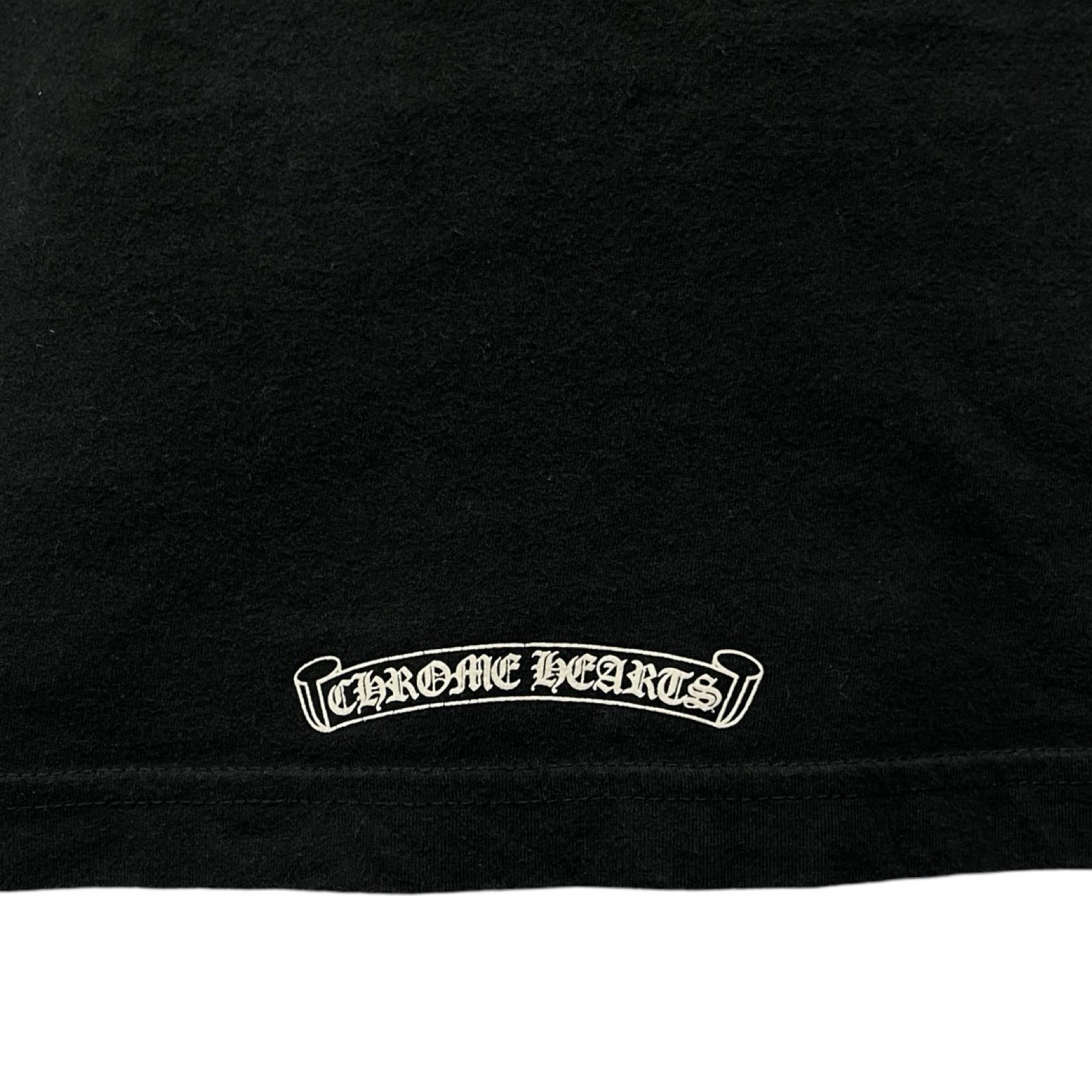 CHROME HEARTS Vertical Logo Horseshoe Tee Size M