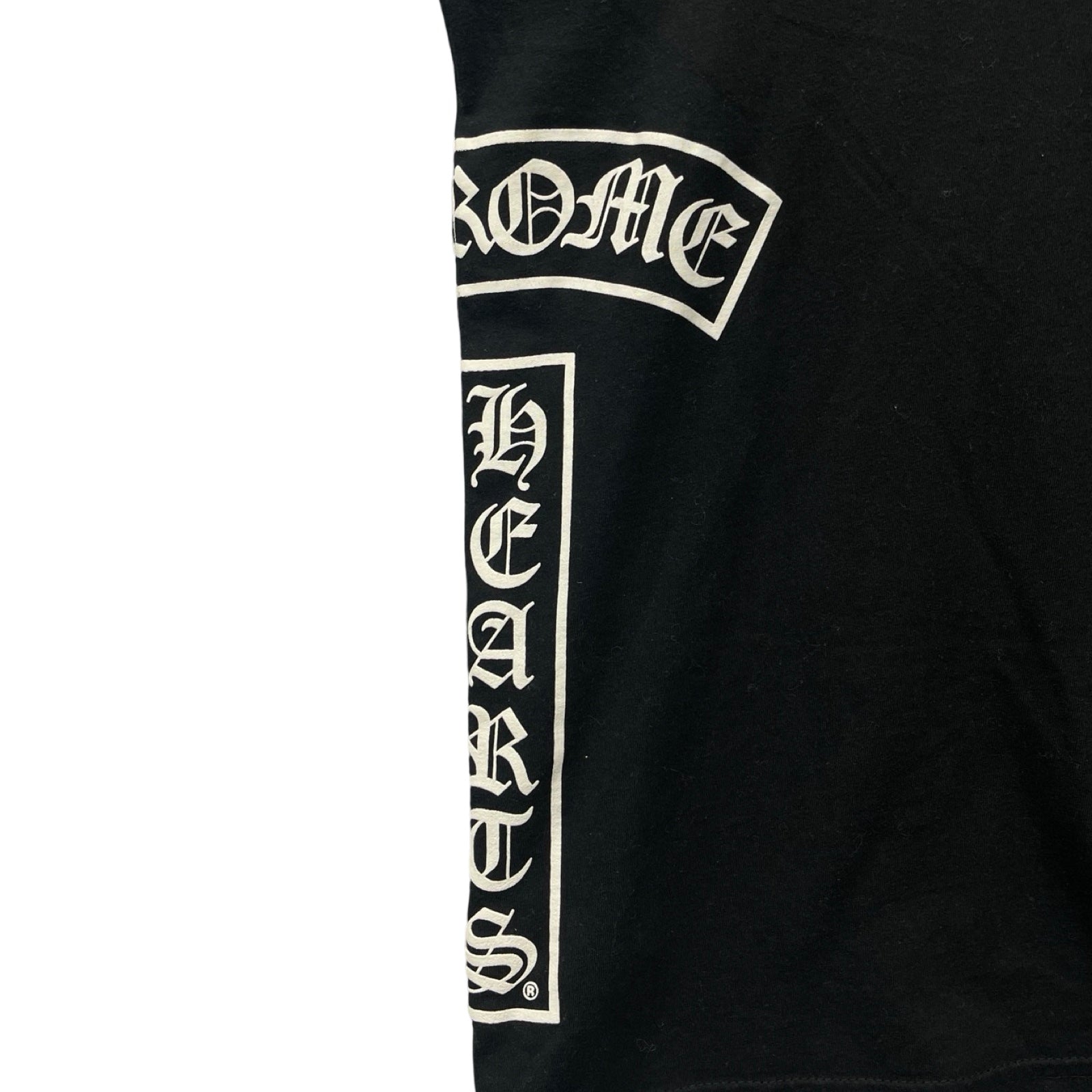 CHROME HEARTS Vertical Logo Horseshoe Tee Size M