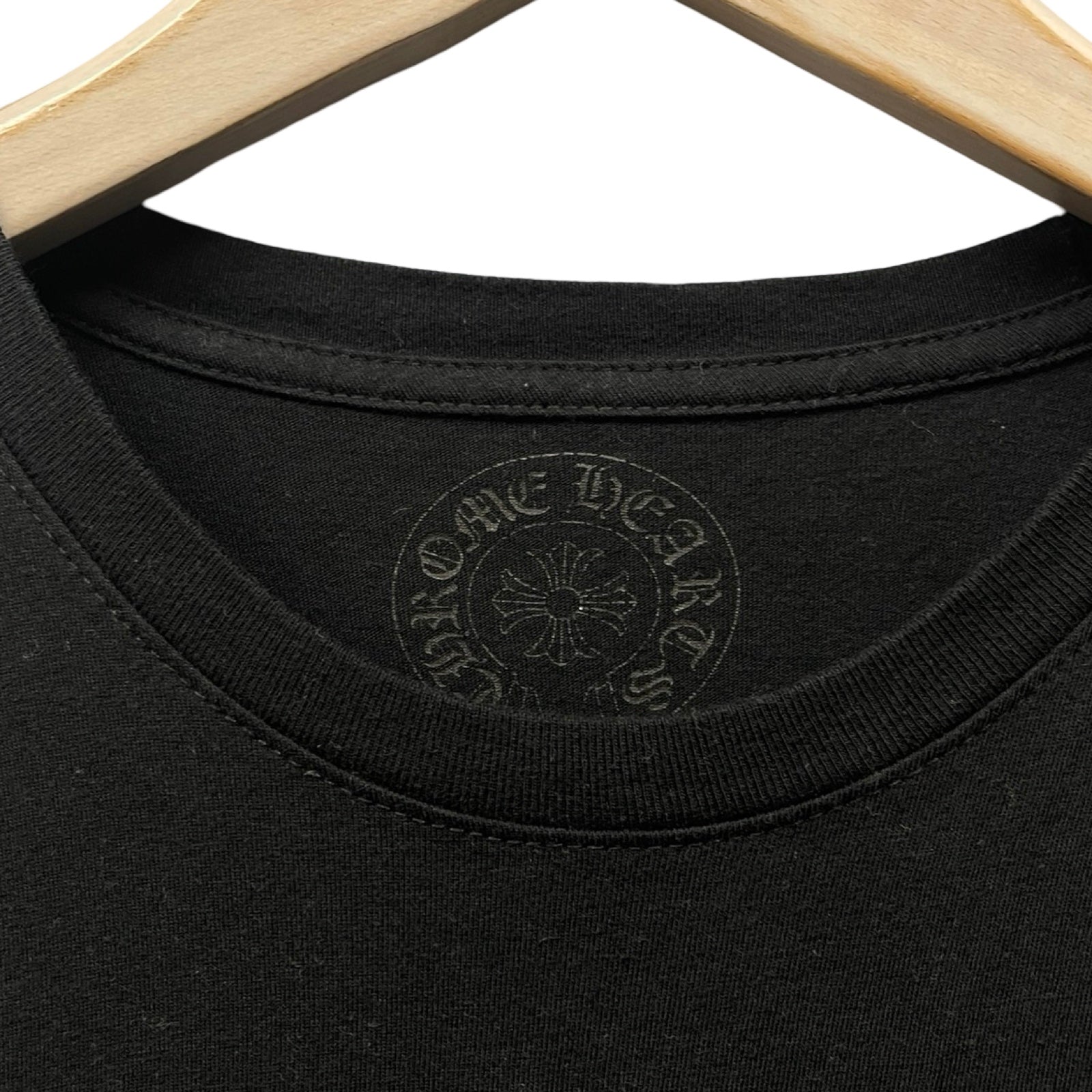 CHROME HEARTS Vertical Logo Horseshoe Tee Size M