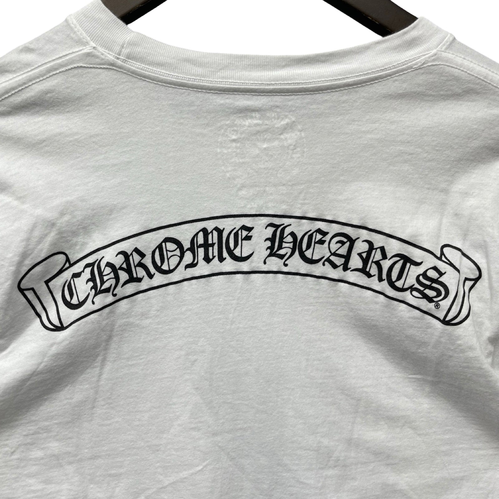 CHROME HEARTS Back Scroll Label Logo Long Sleeve Tee Size S
