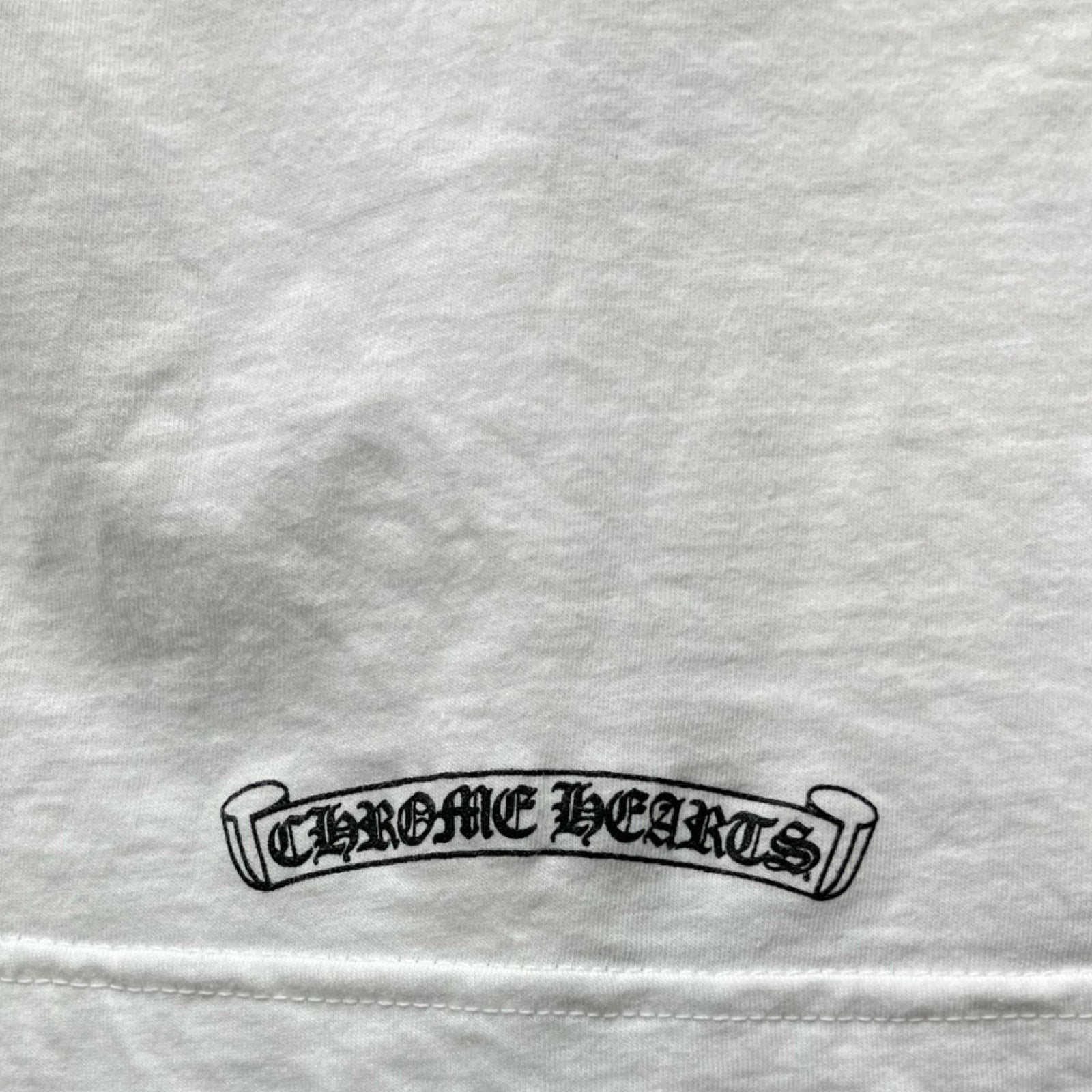 CHROME HEARTS Back Scroll Label Logo Long Sleeve Tee Size S