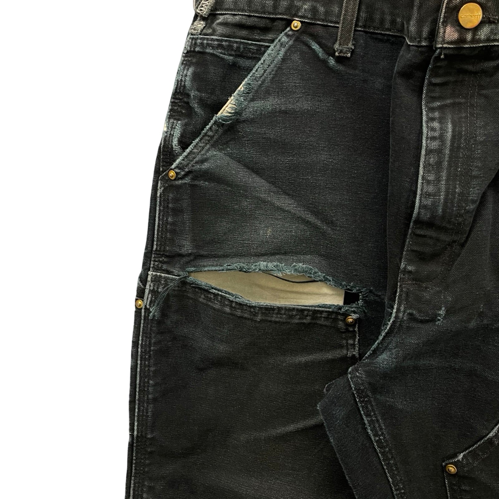 Carhartt Double Knee Denim Painter Pants Size 36×30