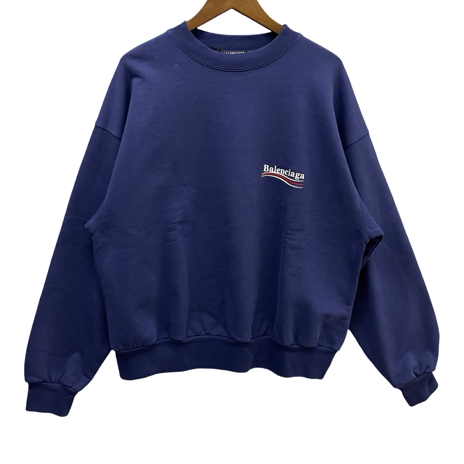 BALENCIAGA 2021AW Campaign Logo Sweatshirt 697869 TKVI9 Size XS