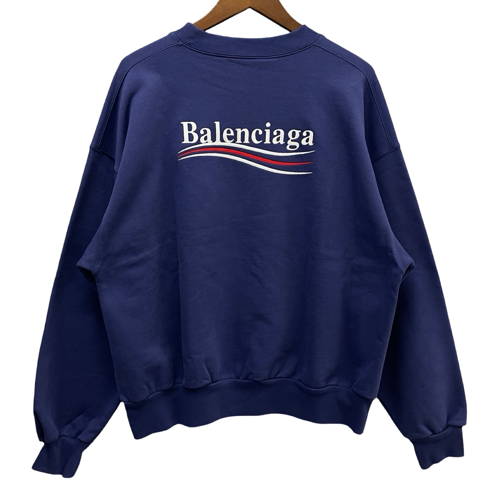 BALENCIAGA 2021AW Campaign Logo Sweatshirt 697869 TKVI9 Size XS